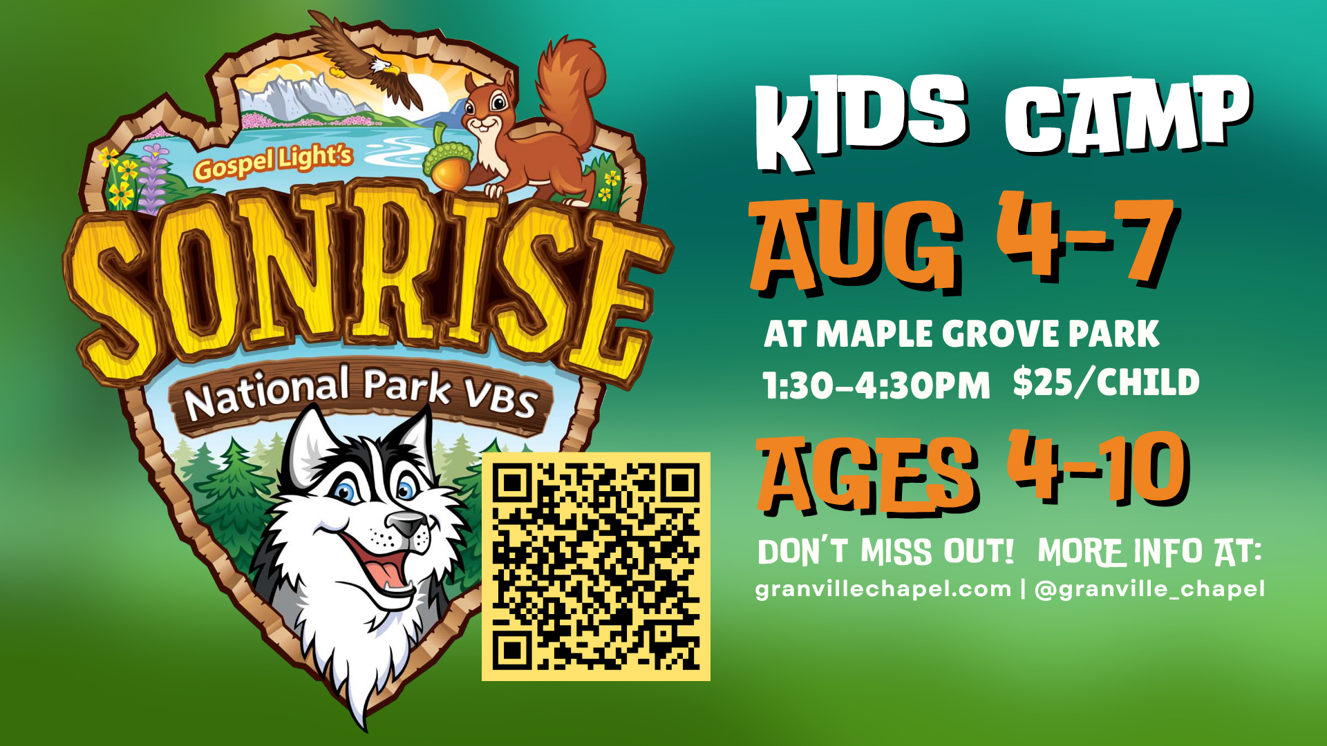 SonRise National Park - Kids Camp
