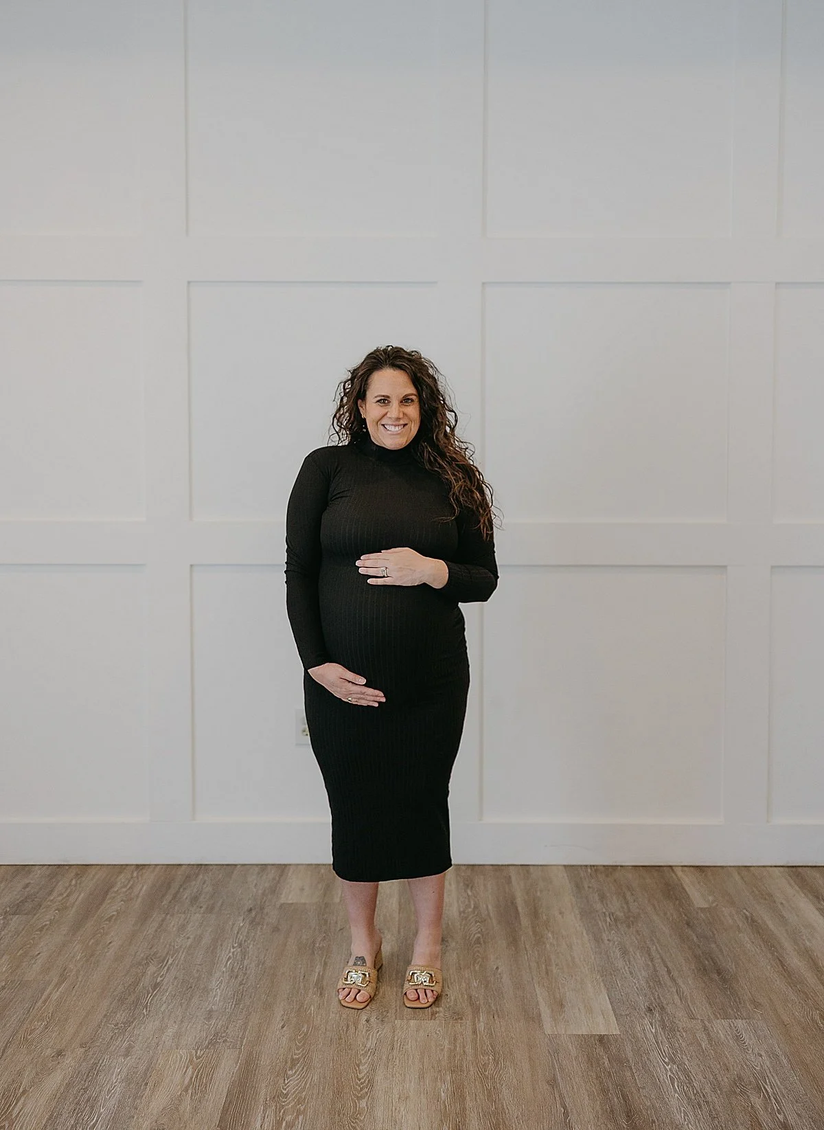 Mock Turtleneck Bodycon Dress