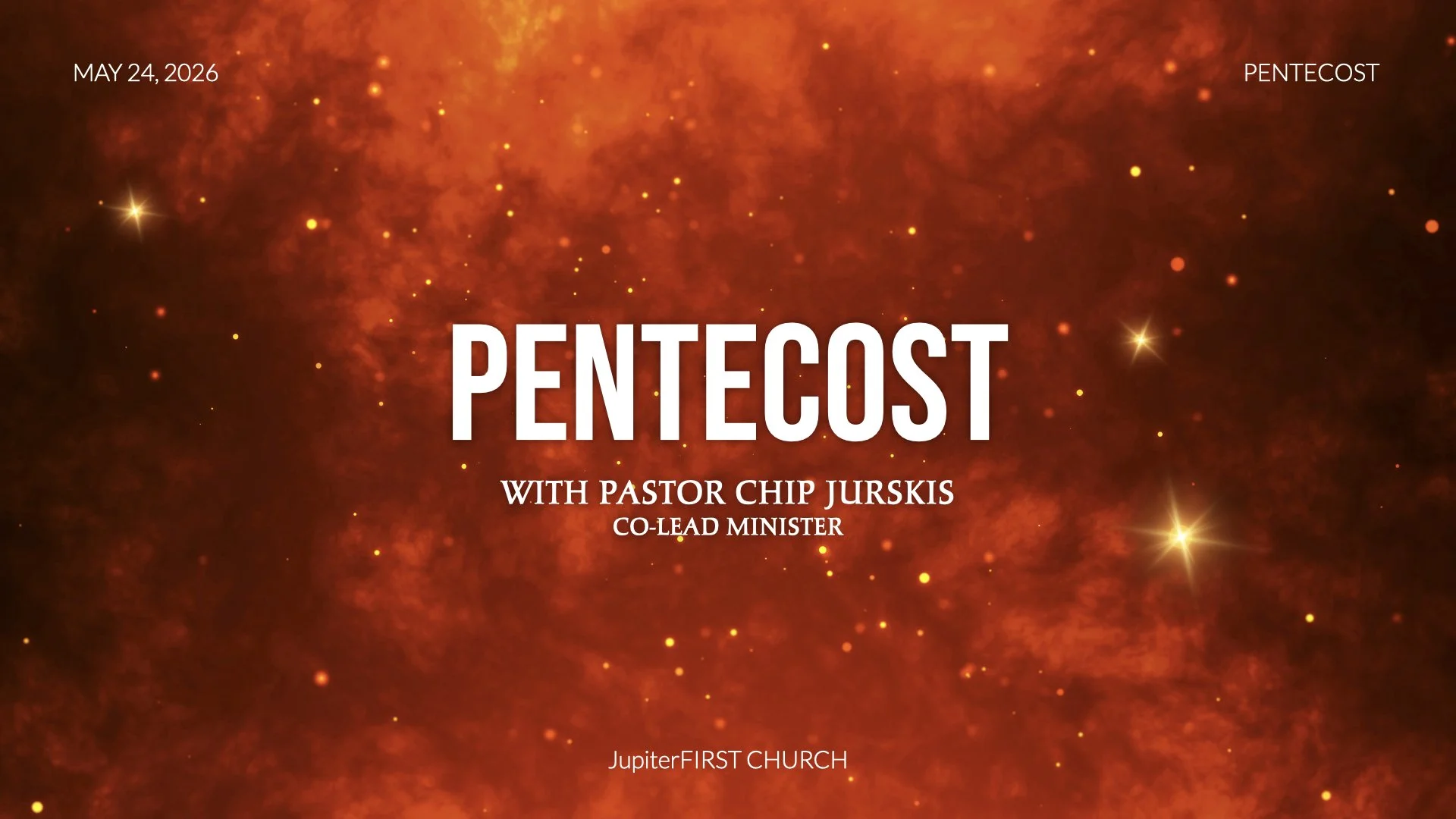 May 24: Pentecost | Acts 2:1-21