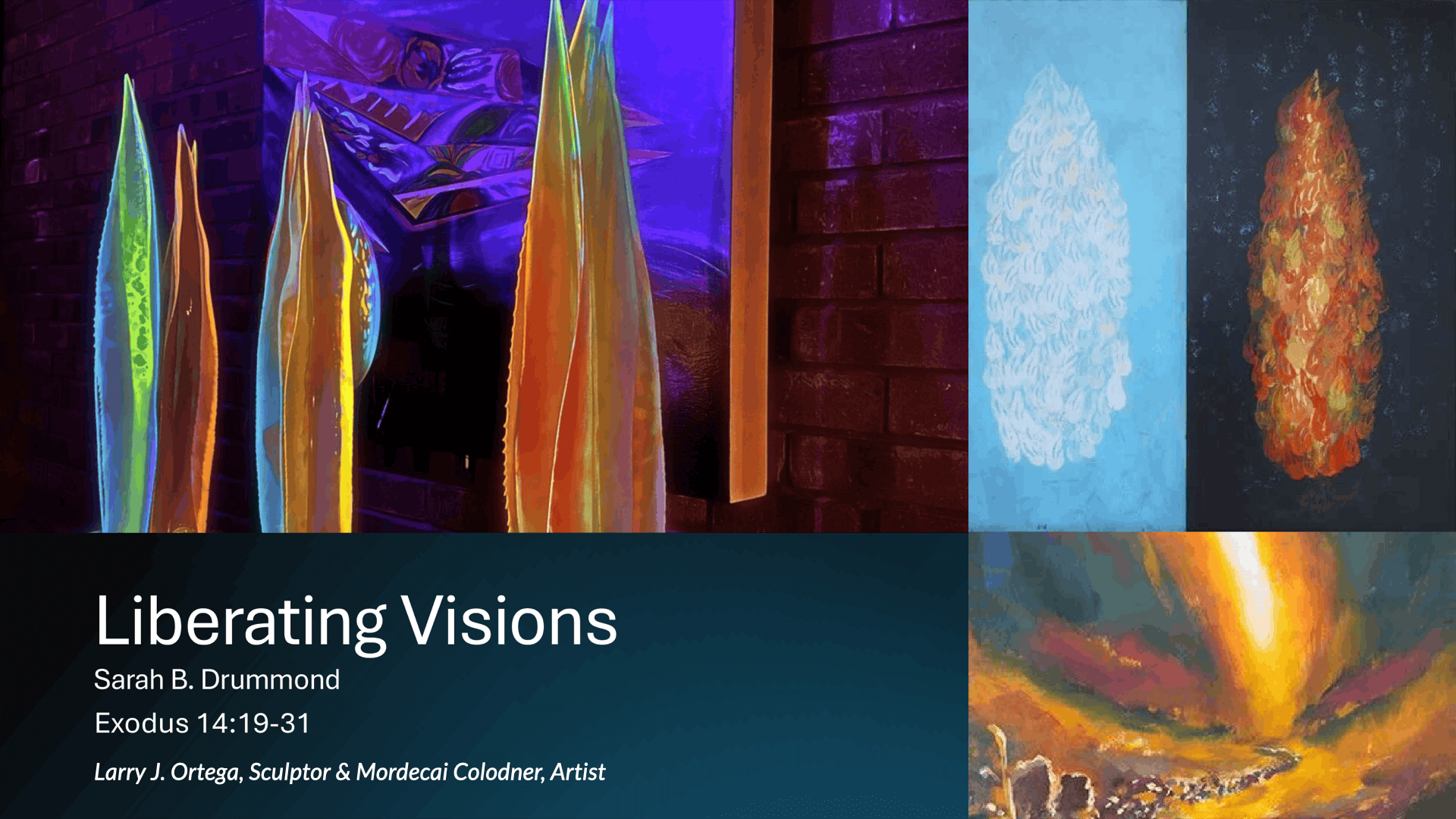 Sep 13: Exodus 14:19-31 | Liberating Visions [Rev. Dr. Sarah B. Drummond]