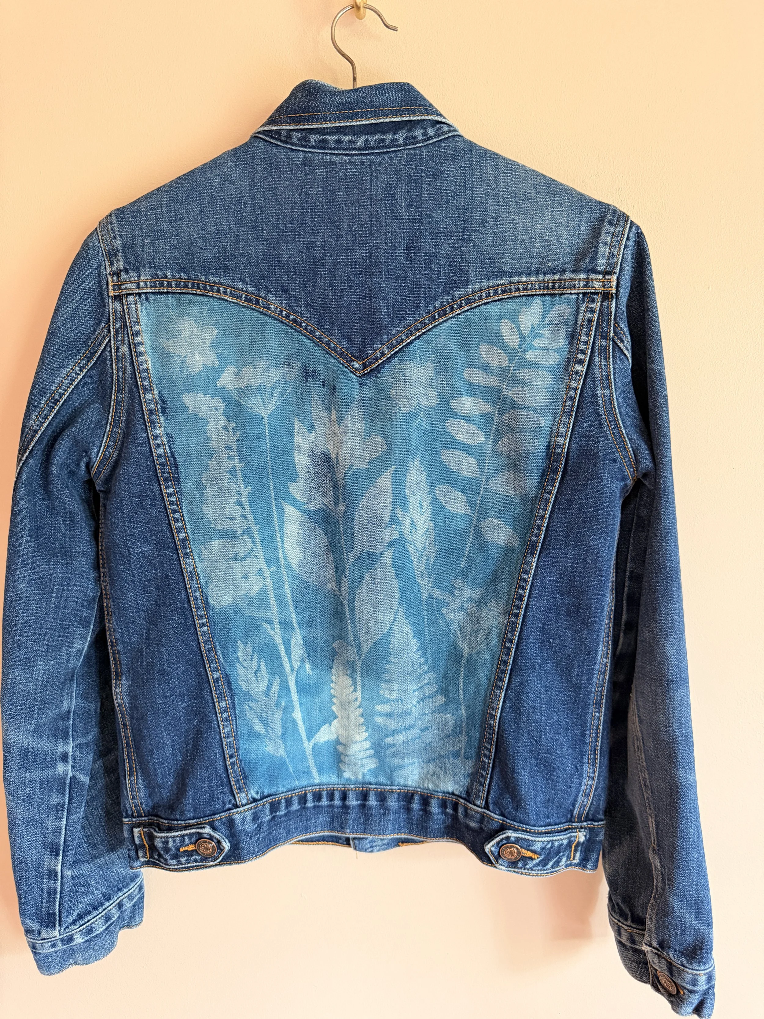 Belladonna Cyanotype Denim Jacket - S