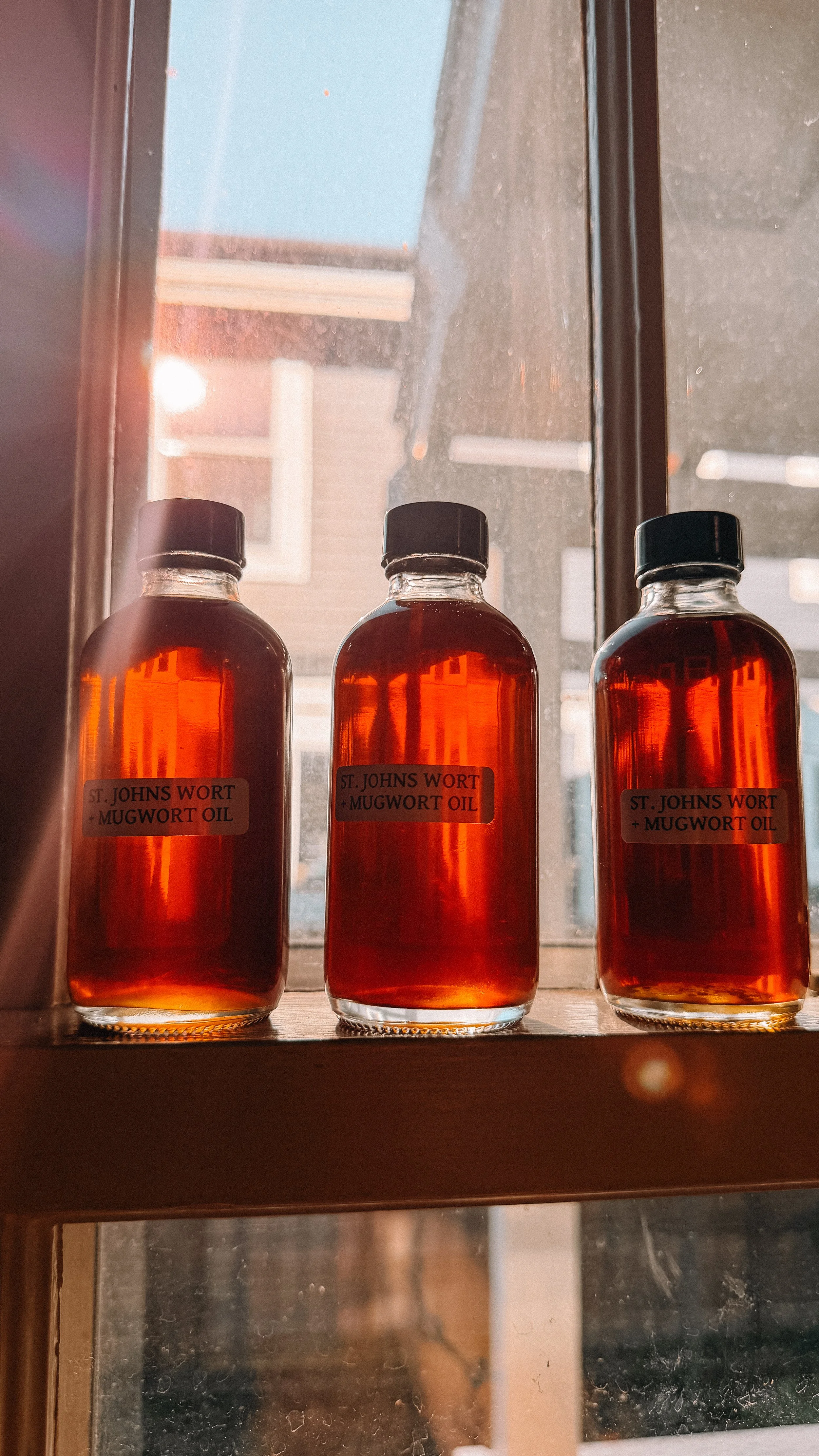 St. Johns Wort + Mugwort Oil - 4oz