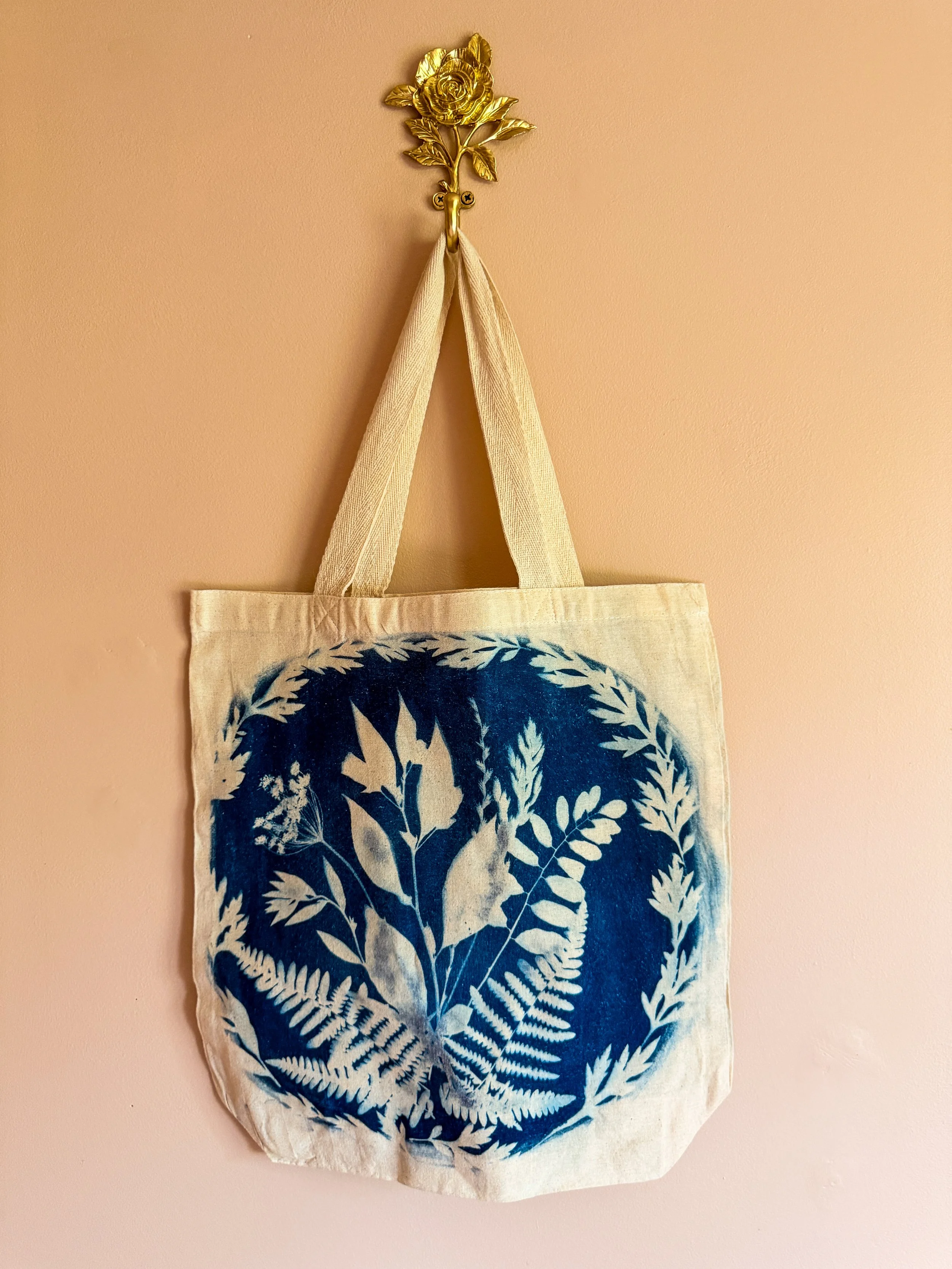 Belladonna Cyanotype Tote Bag