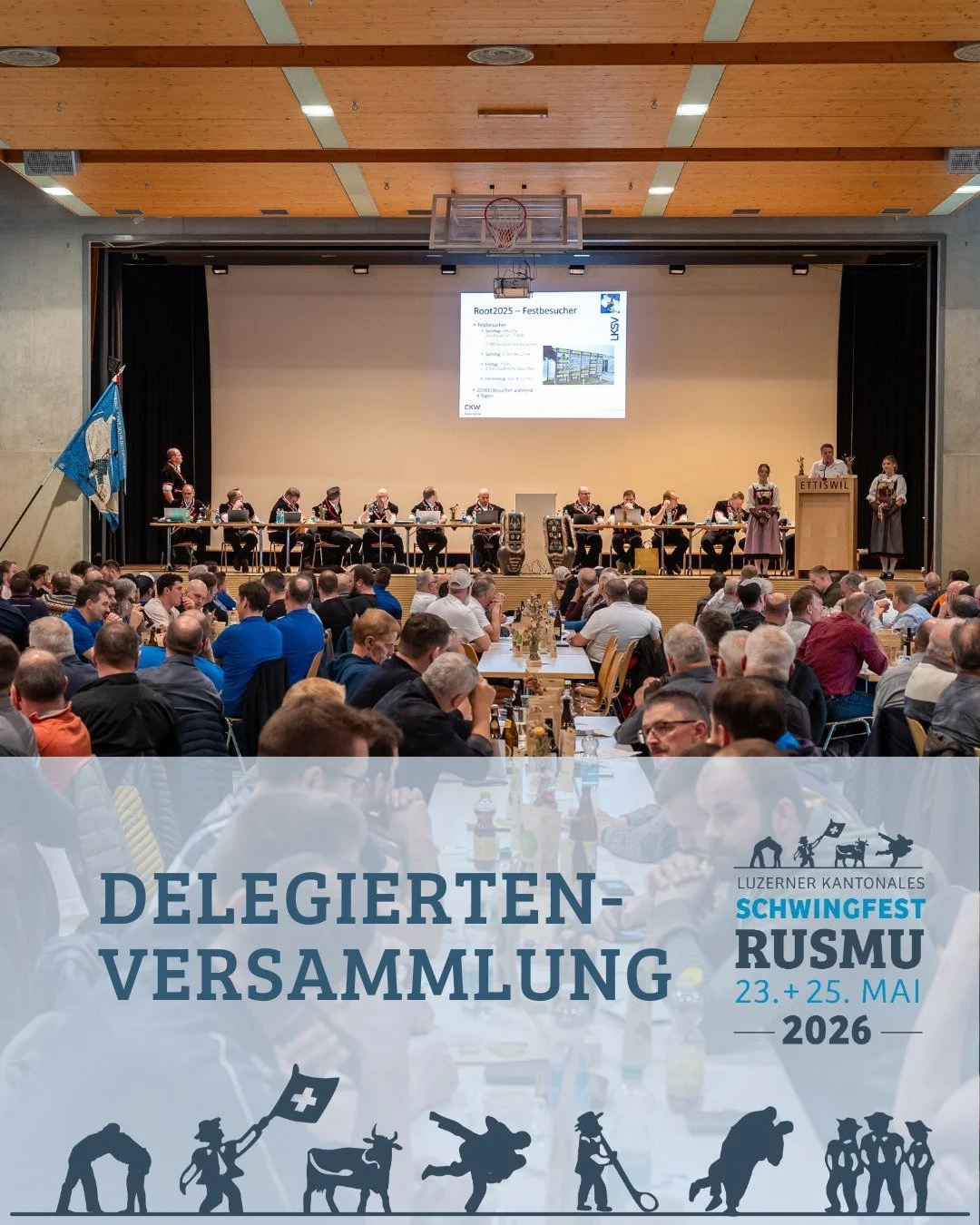 Delegiertenversammlung des LKSV in Ettiswil erfolgreich durchgef&uuml;hrt!

186 Delegierte &amp; G&auml;ste, ein R&uuml;ckblick auf ein starkes Schwingerjahr und emotionale Ehrungen verdienter Funktion&auml;re.

Danke f&uuml;r den grossartigen Anlass
