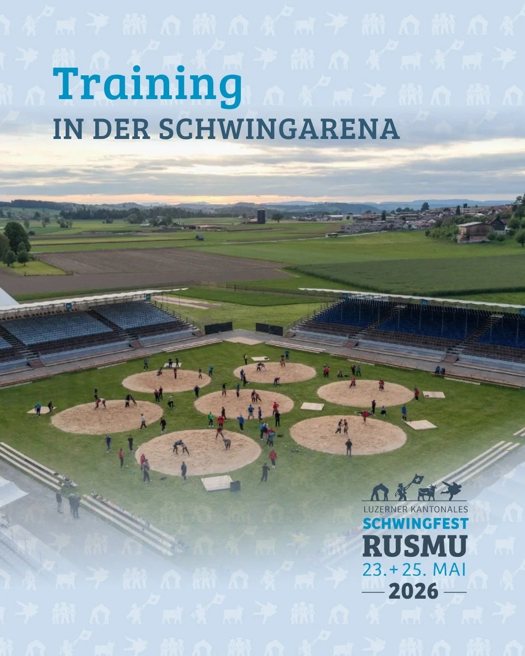 Das erste Training in der Schwingarena 💪

Gestern Abend wurde unser Schwingplatz bereits intensiv genutzt: Unsere Jungschwinger absolvierten ihr erstes Training, gleichzeitig fand auch ein Training des Luzerner Kantonalen Schwingerverbands statt &nd