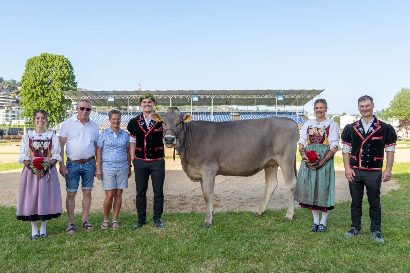 Jonas Amrhyn mit seinem Lebendpreis Erni's Guy Gioia