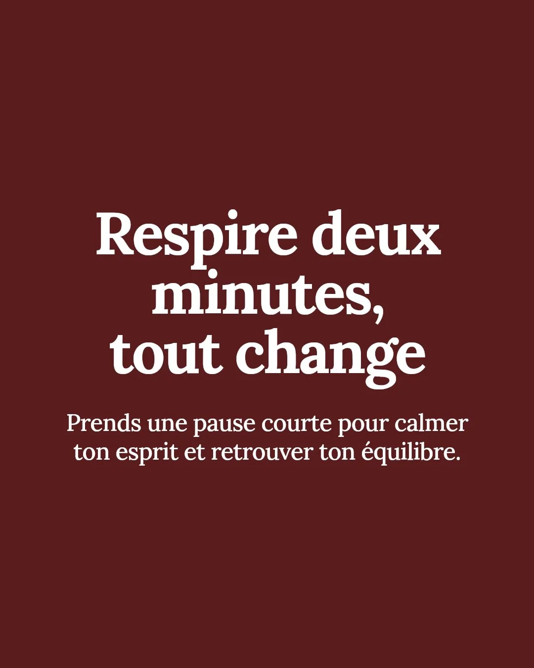 Le stress urbain te p&egrave;se ? Tu n'es pas seul&middot;e, mais il existe des moyens simples pour retrouver calme et &eacute;quilibre.

&bull; Respire profond&eacute;ment, m&ecirc;me 2 minutes suffisent &agrave; apaiser ton esprit.
&bull; Marche un
