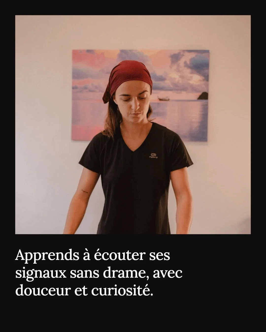 Ton corps dit "stop" bien avant que ton mental ne l&acirc;che. C'est lui qui porte le poids et qui t'envoie des signaux clairs : fatigue, douleurs, tensions. Plut&ocirc;t que d'ignorer ces alertes, apprends &agrave; les &eacute;couter sans 
