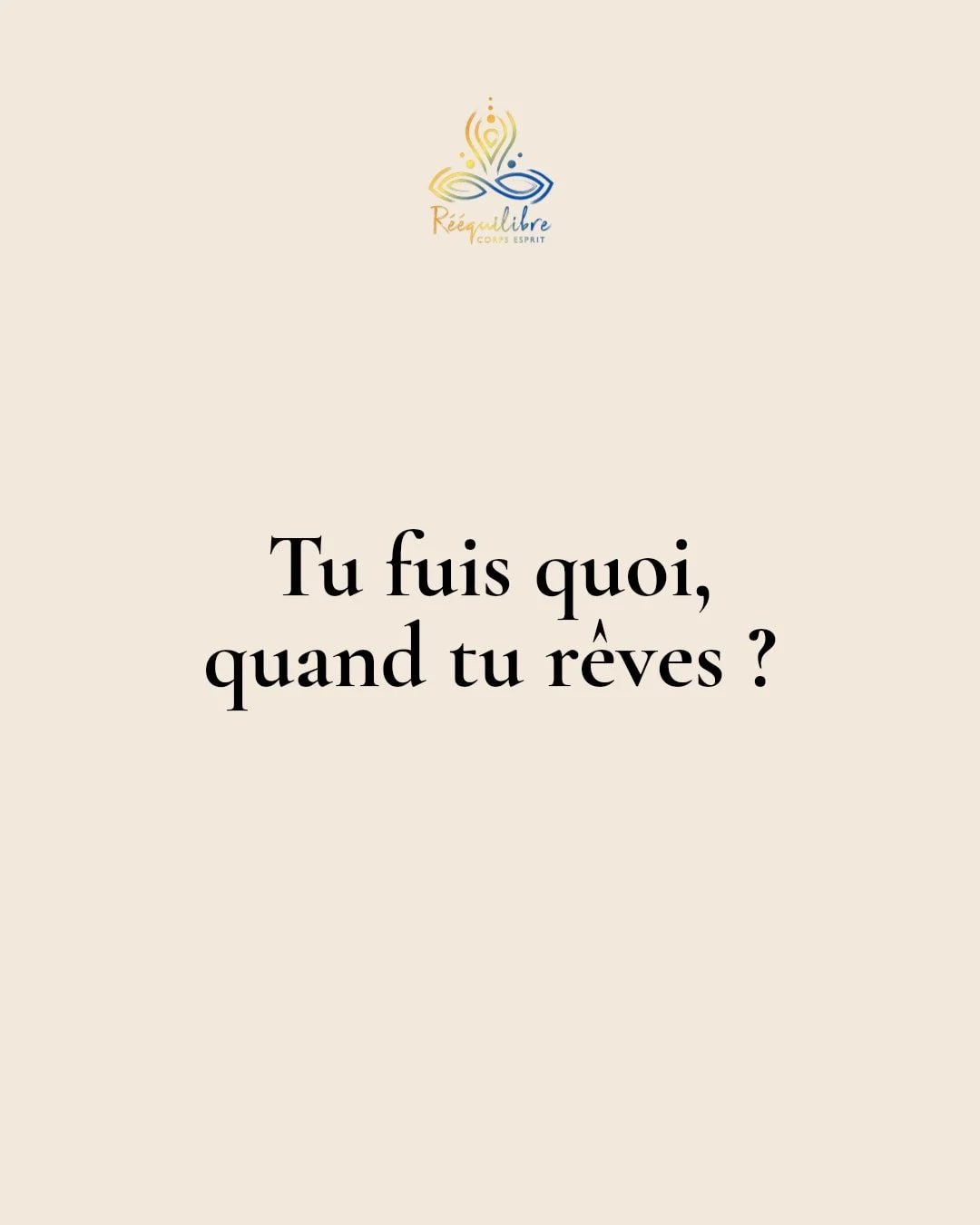 Tes r&ecirc;ves ne sont pas l&agrave; pour faire joli. Ils viennent souvent te montrer ce que tu &eacute;vites le jour, ce que ton esprit refuse de voir. Et si ce que tu fuis dans la lumi&egrave;re cherchait &agrave; &ecirc;tre reconnu dans l'ombre ?