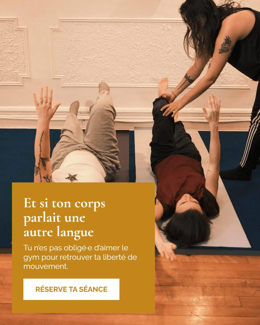 Tu n&rsquo;as pas besoin d&rsquo;aimer les gyms pour aimer bouger. Peut-&ecirc;tre que ton corps attend juste un autre langage, une autre danse, un autre souffle. Et si c&rsquo;&eacute;tait &ccedil;a, le vrai plaisir du mouvement ?

Et toi, quel mouv