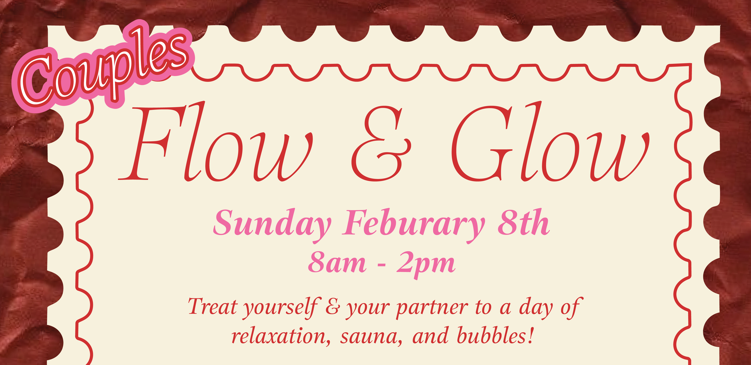 Couples Flow &amp; Glow               Sound Bath &amp; Guided Meditation                    