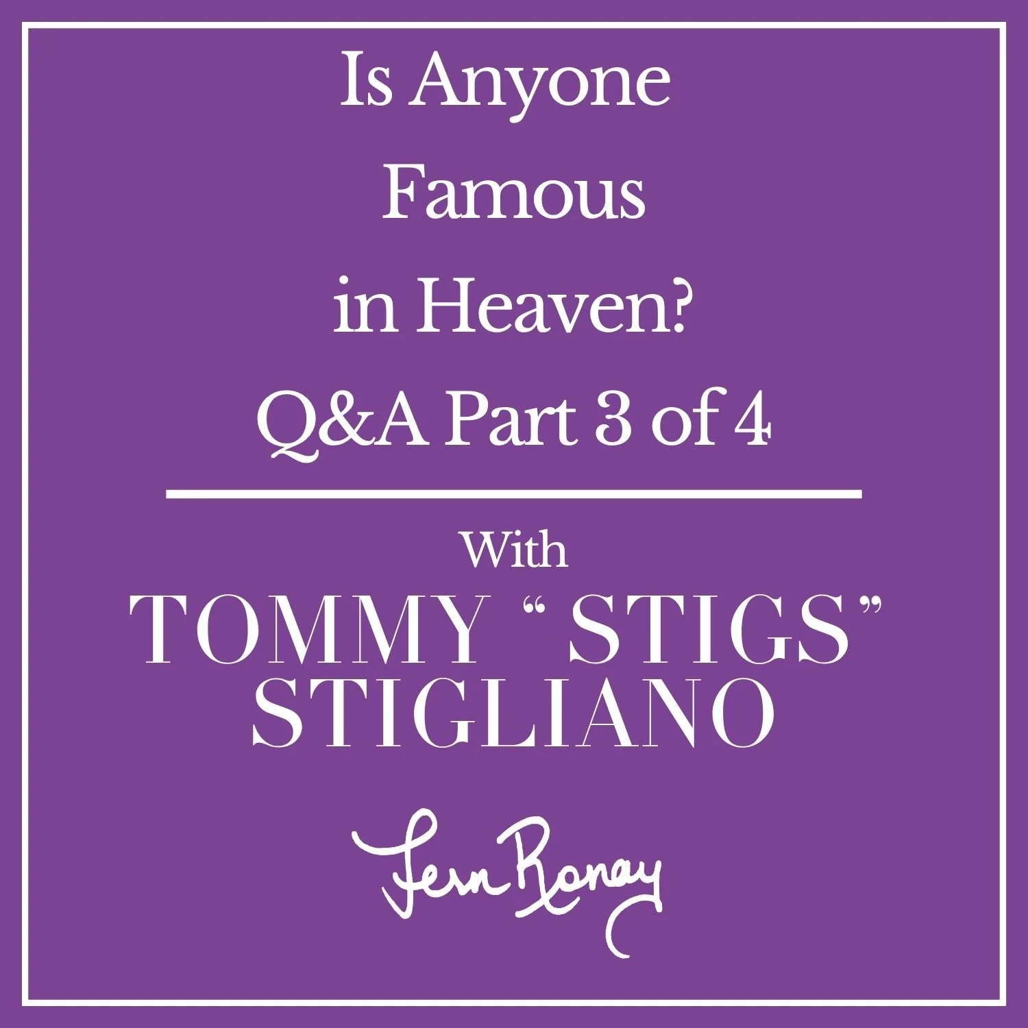 Is Anyone Famous in Heaven?
