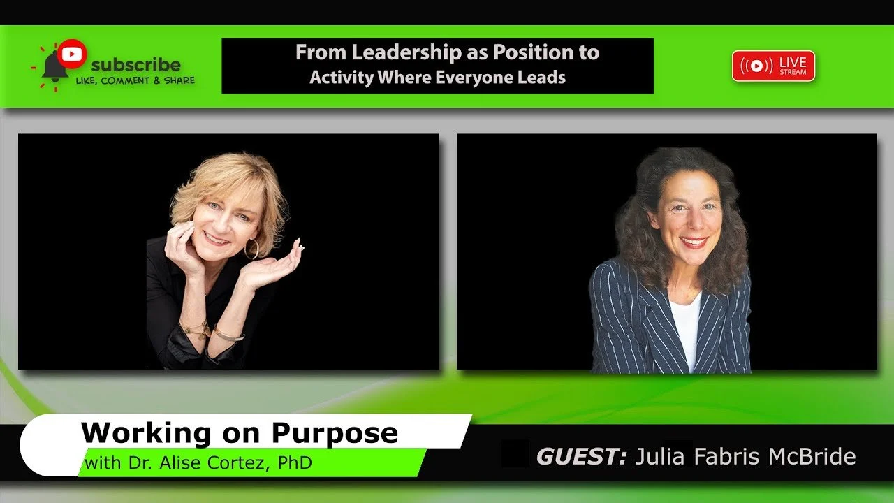 Working on Purpose podcast guest, 2023