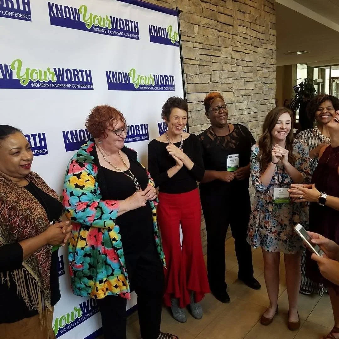 With the organizing and facilitation team for Wichita’s Know Your Work Women’s Leadership Conference, 2019