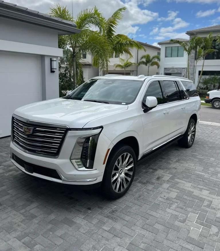 2026 Cadillac Escalade 600

This beautiful Cadillac Escalade received our three-year coating! Received two layers of gyeno mohs ceramic coating! 

✔️ Foam Pre-Soak 
✔️ Contact Wash 
✔️ Iron Decon 
✔️ Clay Bar 
✔️ Foam Wash &amp; Rinse 
✔️ Hand Dry &a