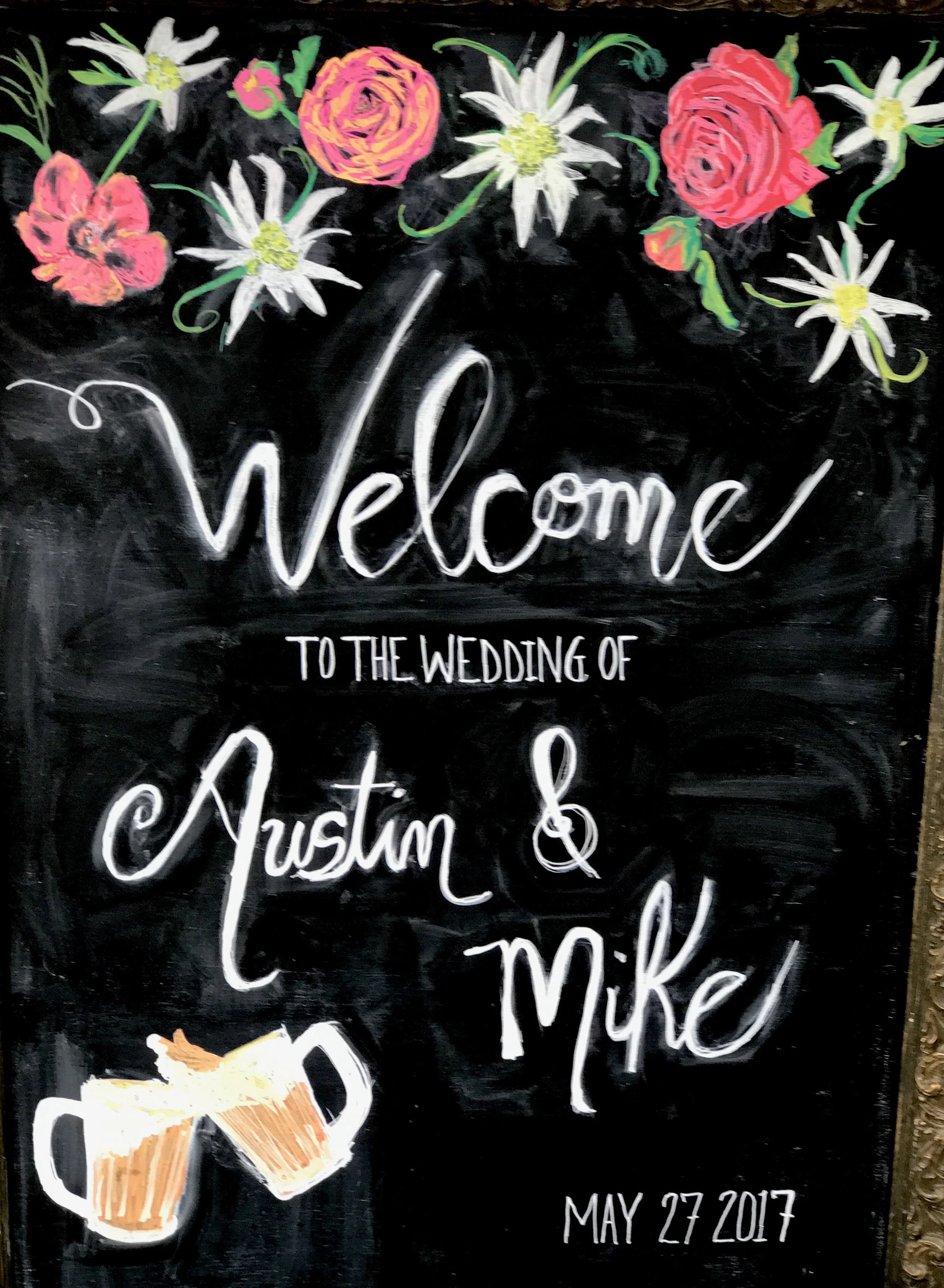will custom design signs for your wedding decor