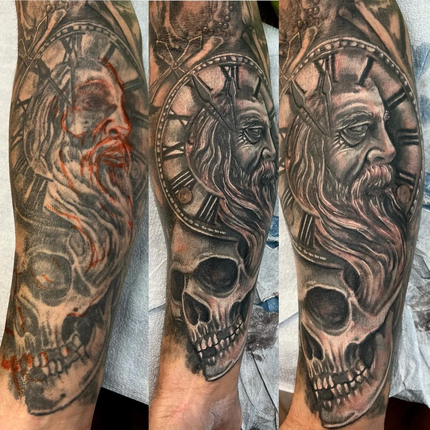 Cover up rework in progress.
#rework #coveruptattoo #graditudetattoosupplyllc #ttsbodybalm #fiveoneseventattoojeannette #byjim #oldmantime  Thanks for looking!