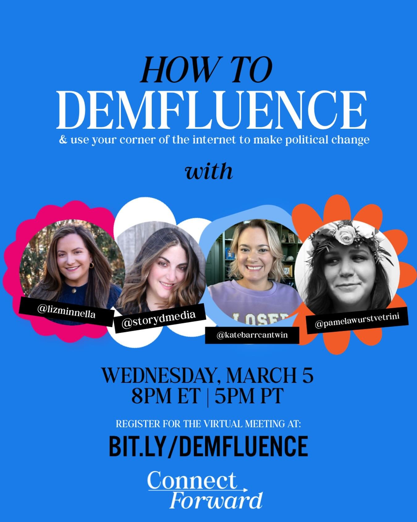 Join us tomorrow to learn how you can influence, engage, and talk politics &mdash; no matter who your audience is or what your corner of the internet is. Join @lizaminnella, @storydmedia, @katebarrcantwin, and @pamelawurstvetrini for a kickoff call a