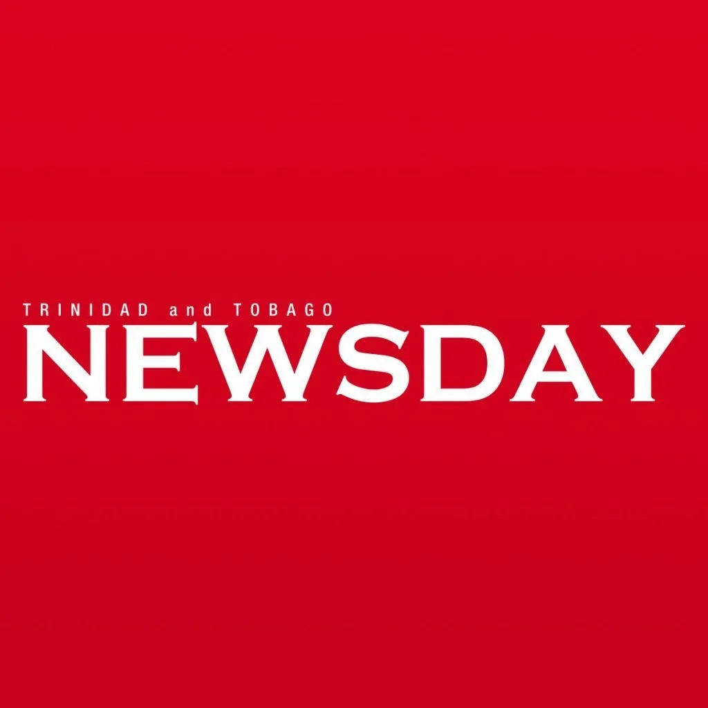 Red background with white text that reads 'Trinidad and Tobago Newsday'.
