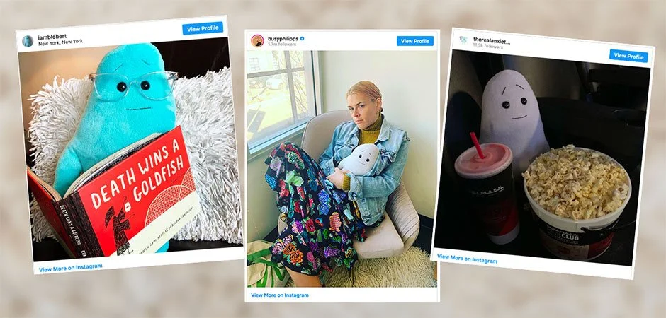 Anxiety Blobs Living Their Lives