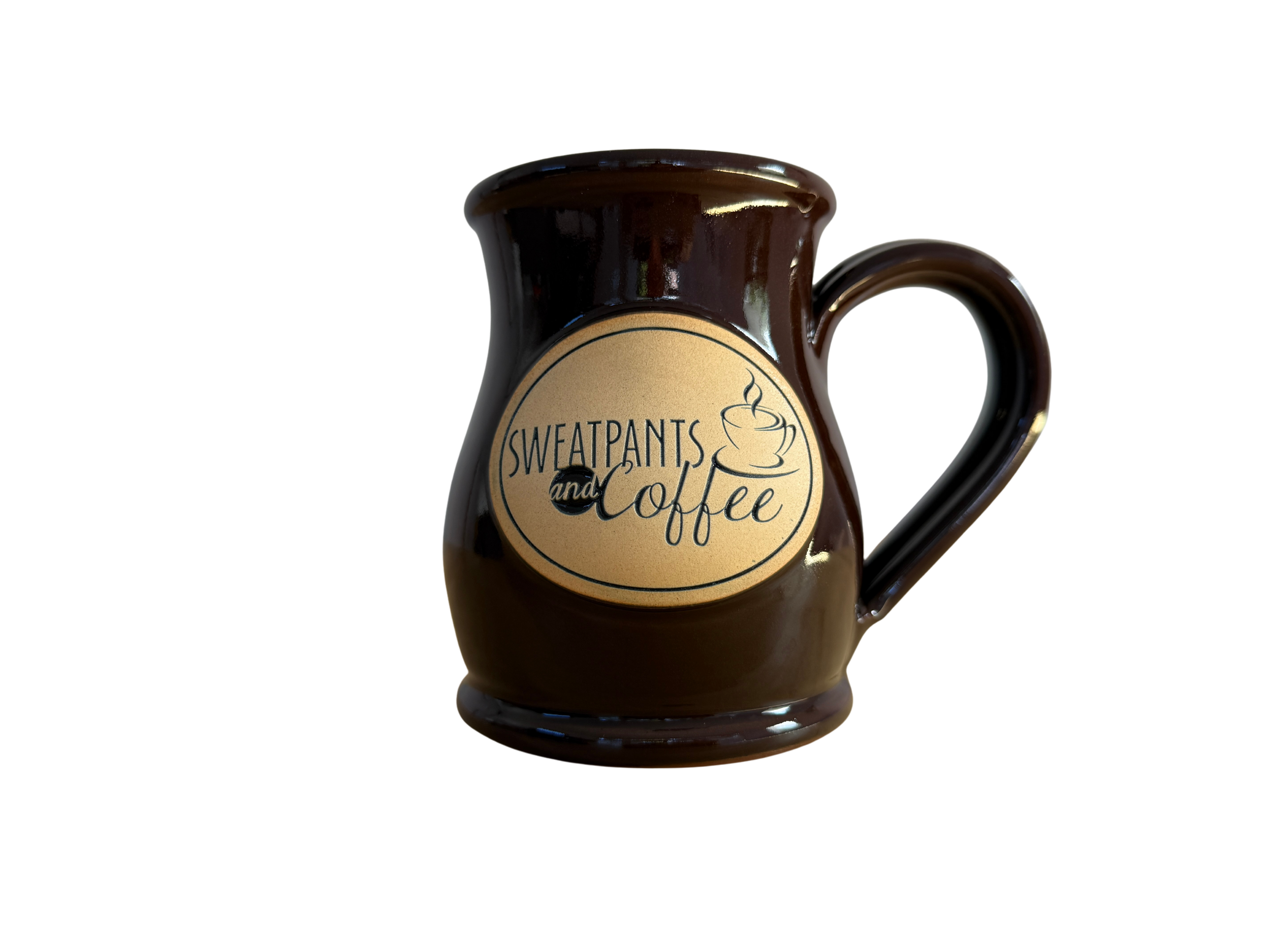 Sweatpants & Coffee Ceramic Potbelly Mug