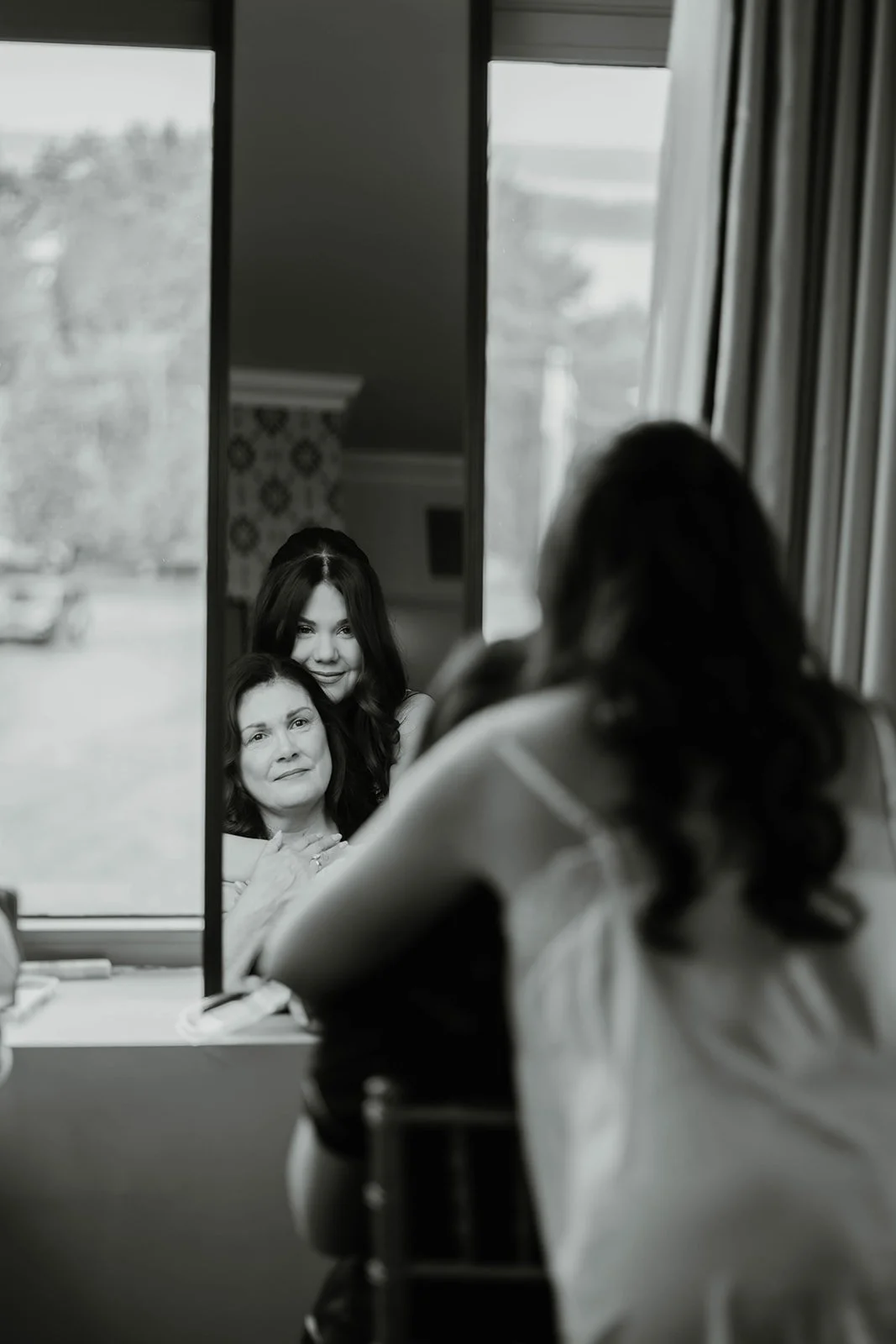 Mother-Daughter Wedding Portrait