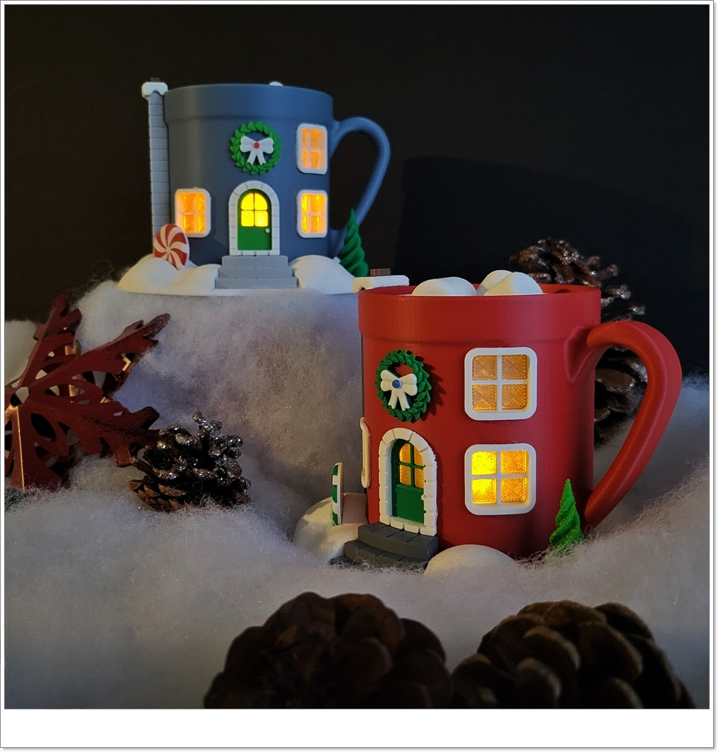 Hot Chocolate Mug Fairy House