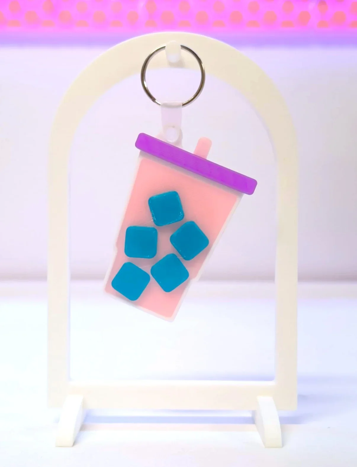 Bubble Tea NFC Keyring