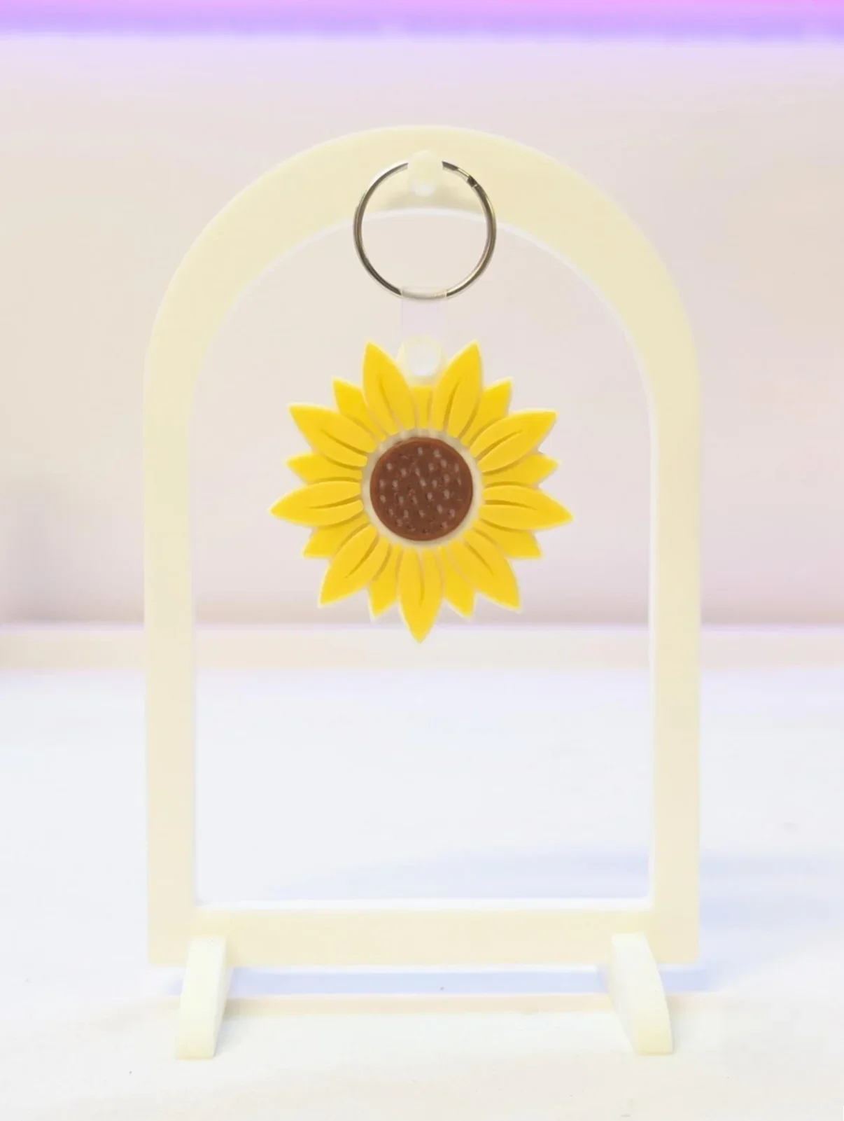 Sunflower NFC Keyring