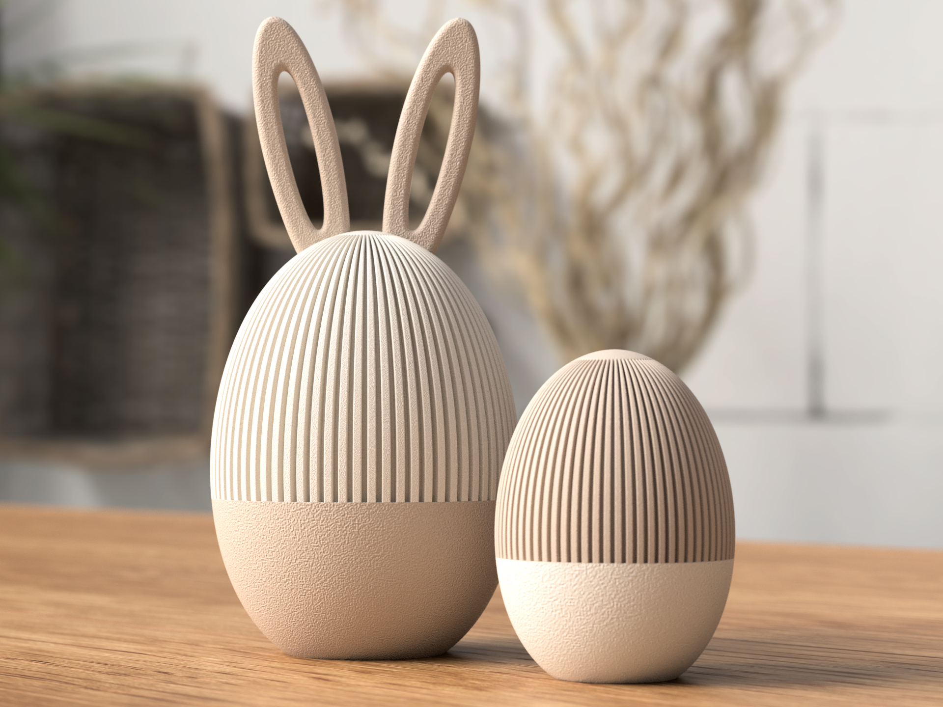 Bunny Egg Storage Ornament