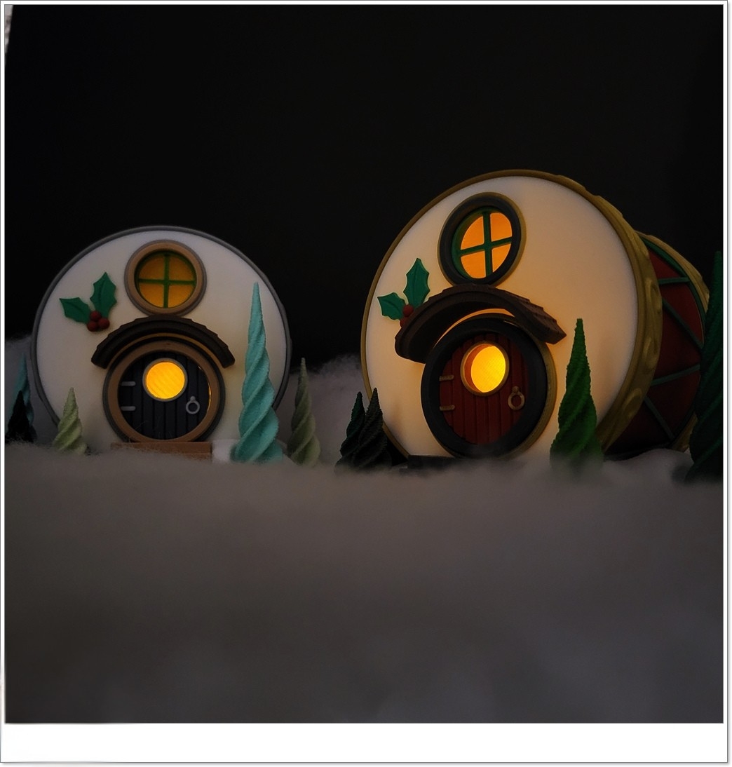 Christmas Drum Fairy House