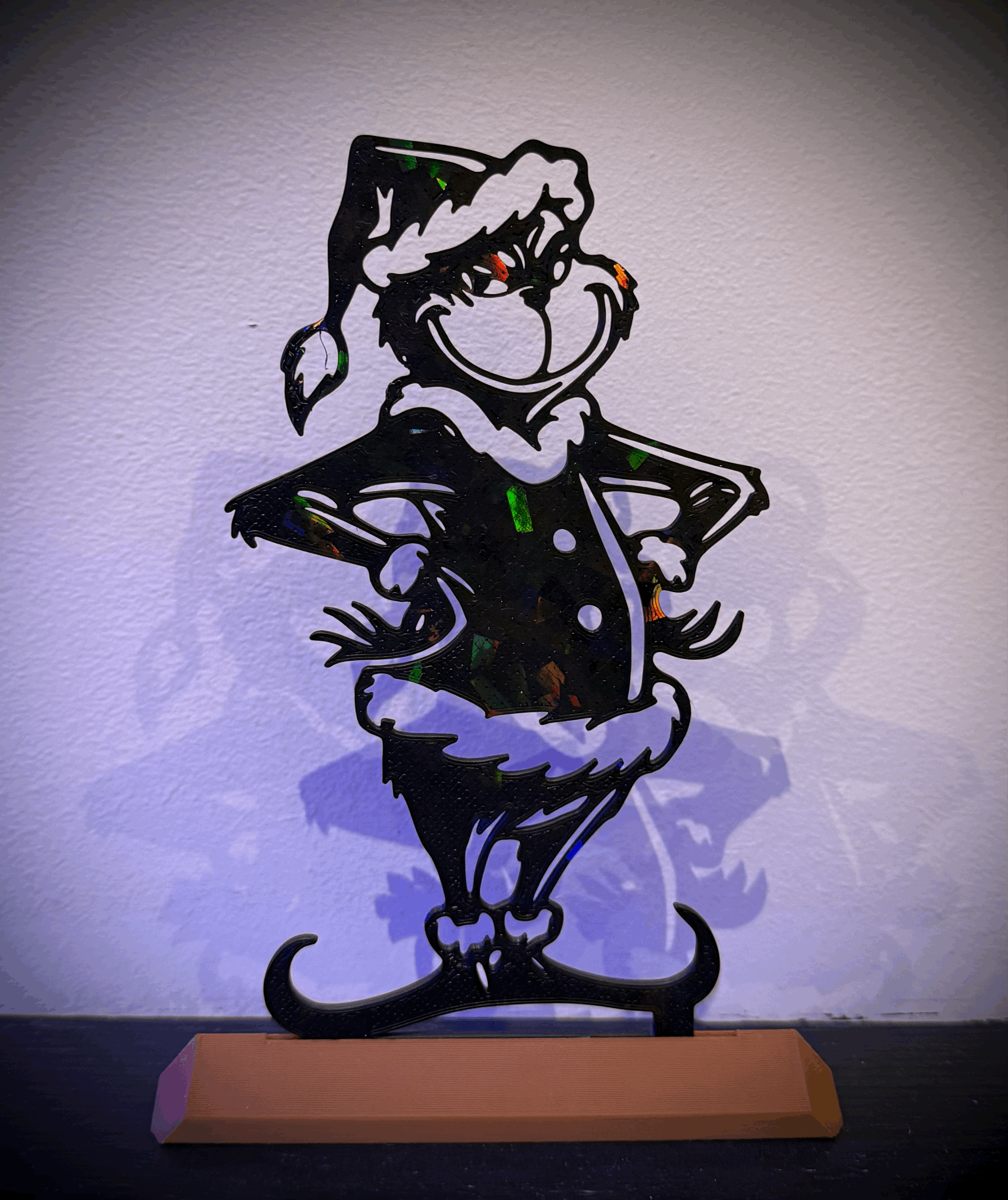 Festive Grinch Silhouette