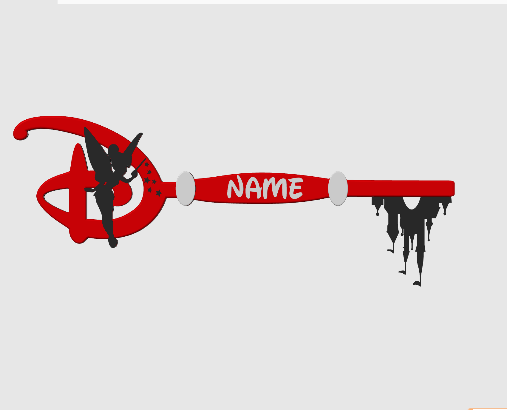 Personalised Disney Key & Stand