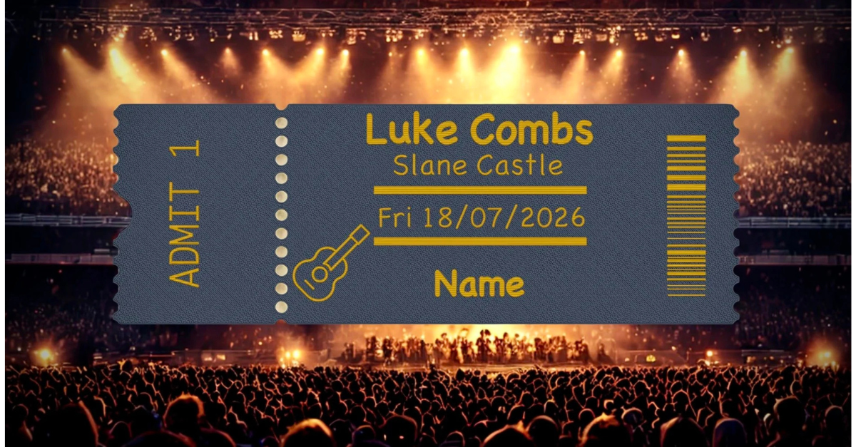 Personalised Event Ticket