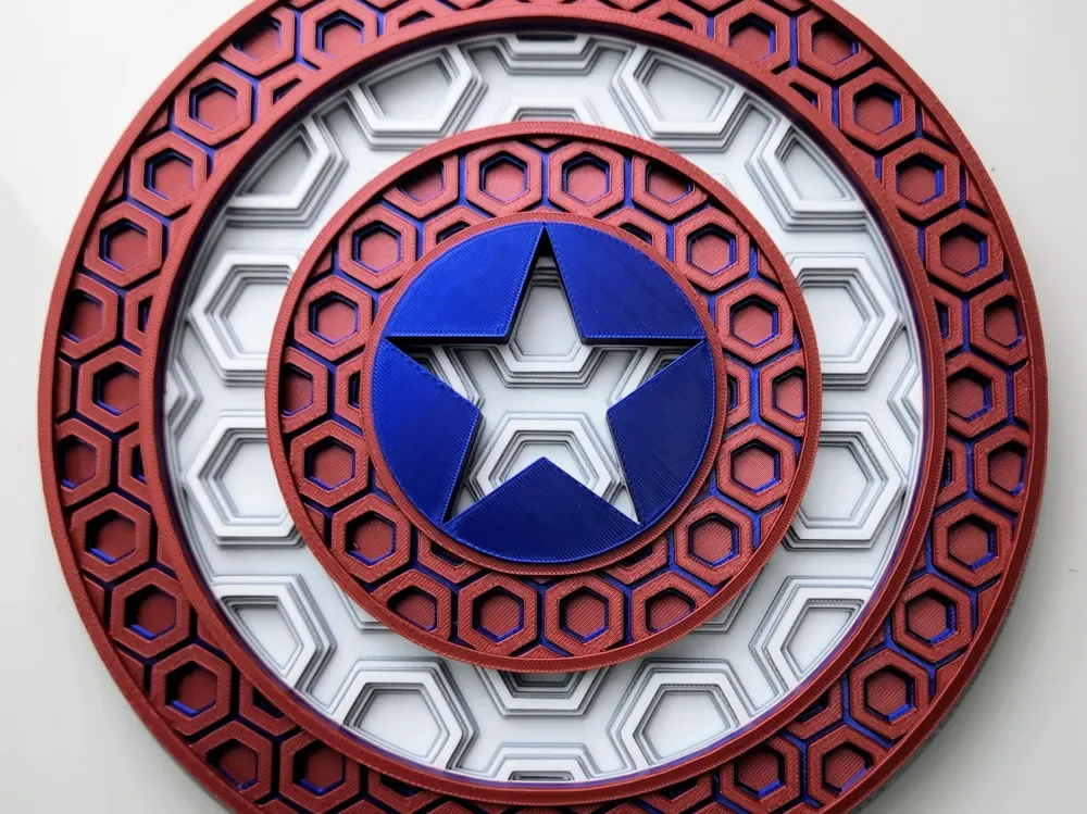 Captain America Mosaic
