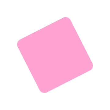 abstract light pink square with rounded edges