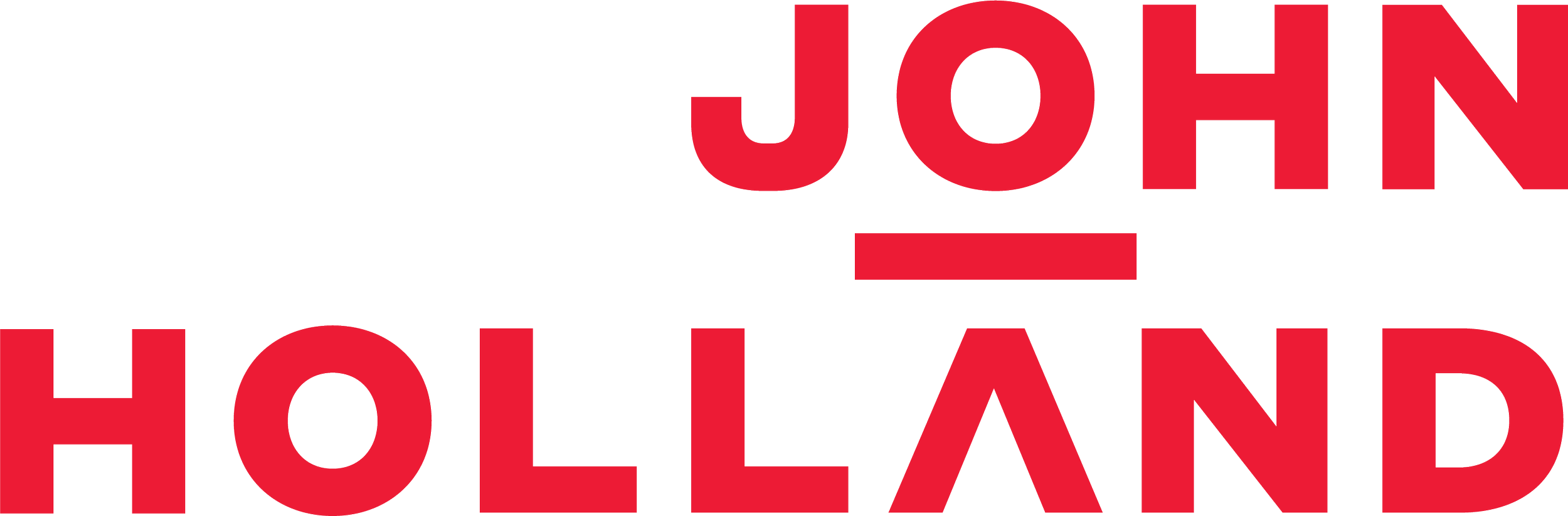 The logo for John Holland features the company name with