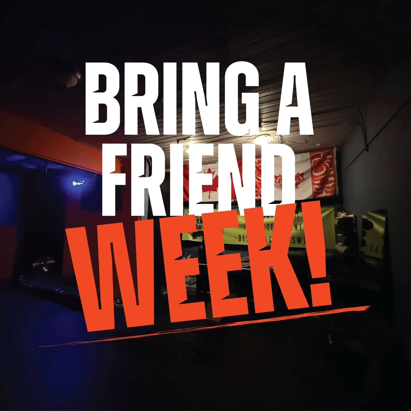 It's bring a friend week!! Tag your friends!!!

Bring a friend to class all week long for $0

#bringafriend #freeclass #free #fitness #newwestminster