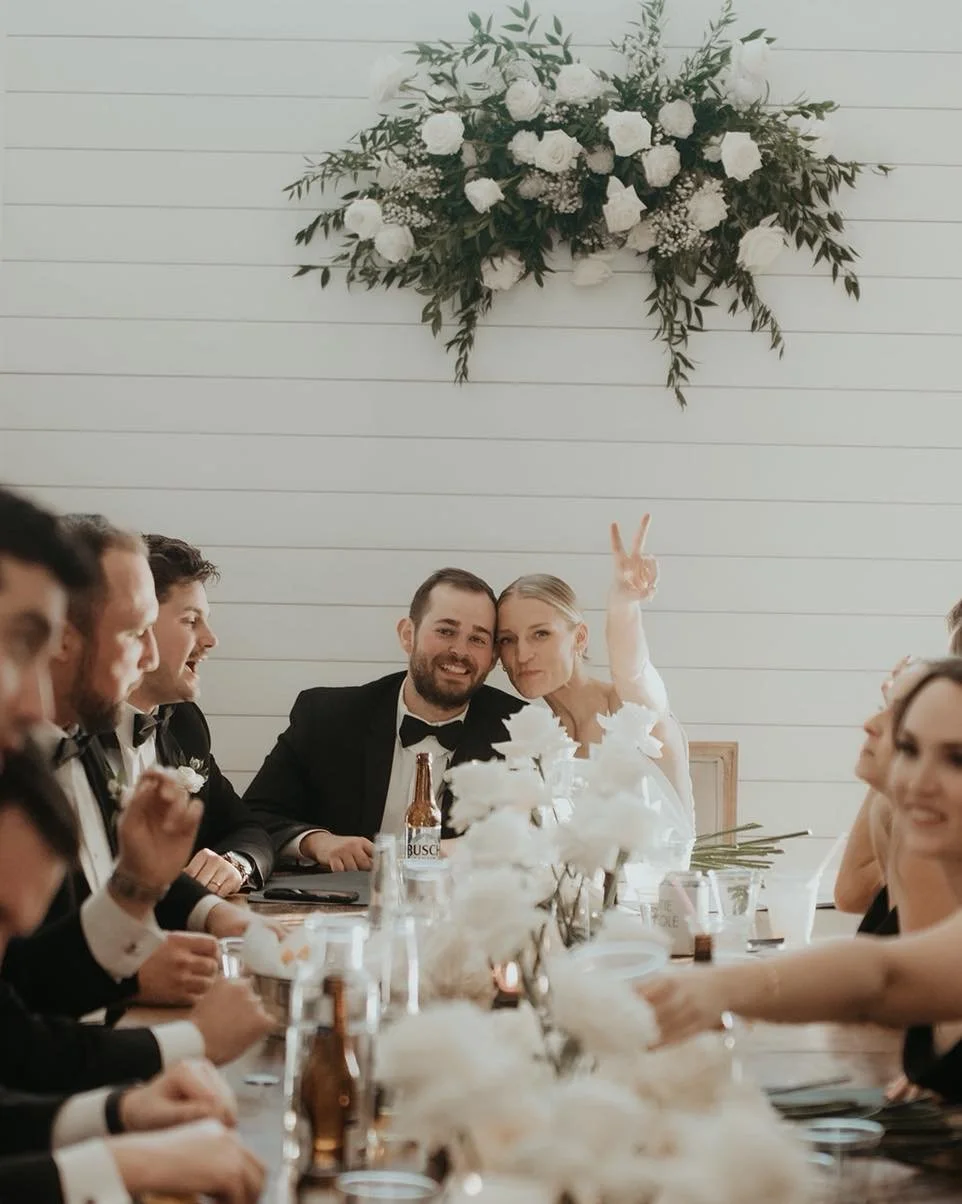 Head table fun in our favorite space🥂✨

📸: @hunternlangphoto 

#EventVenue #WeddingVenue #Venuelnspiration #SpecialEvents #ElegantVenues #VenueGoals #WeddingDreams #RusticWeddingVenue #LuxuryWeddings #WeddingPlanning #SaylDo #Bridallnspo #WeddingVi