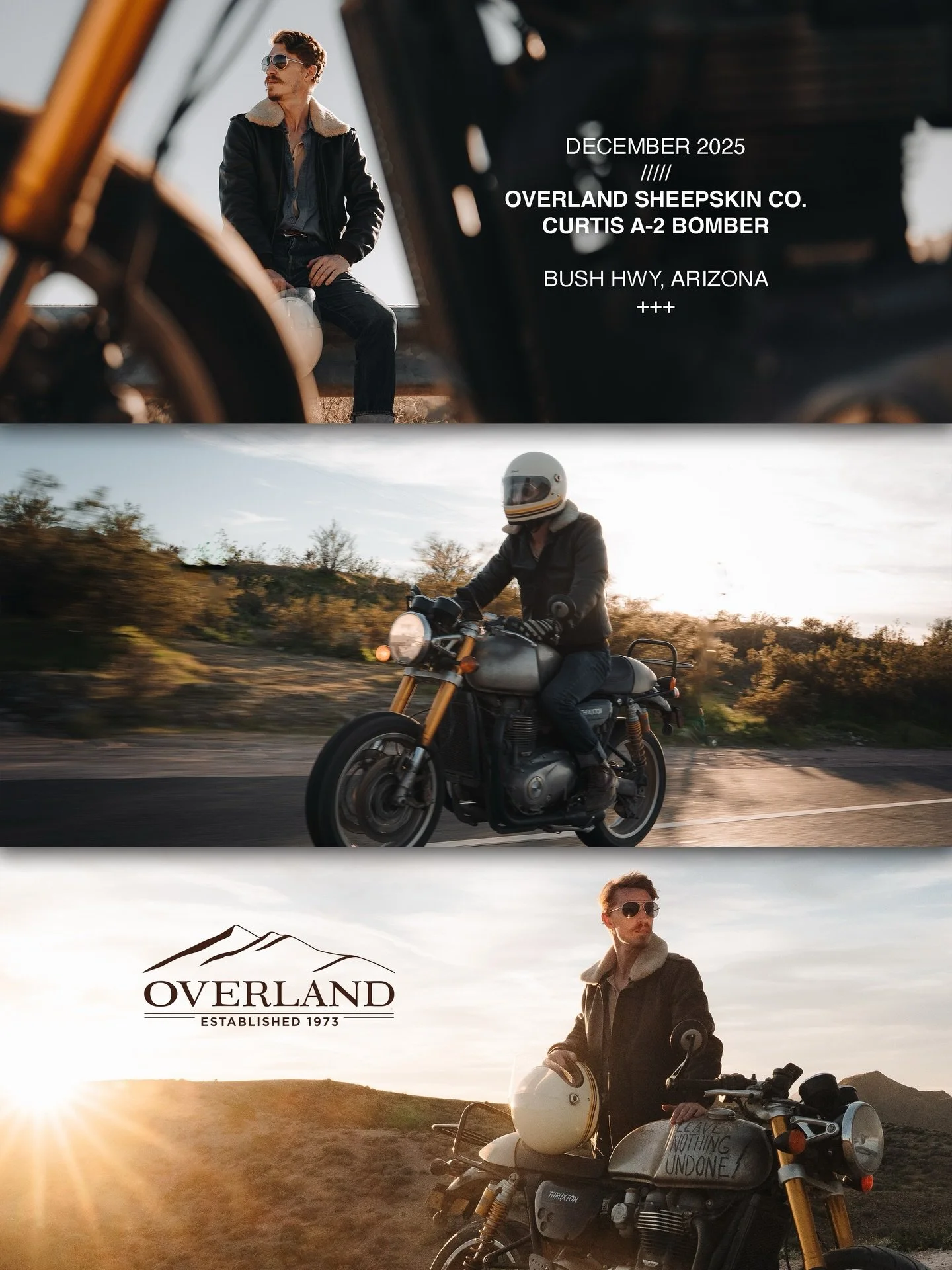 My favorite jacket to ever exist&hellip; and it just photographs so well. Thrilled with how this little year-end project with @overlandsheepskin turned out and beyond grateful for my ragtag production crew;

@holdfastvisuals
@ad_venturephotography 
@