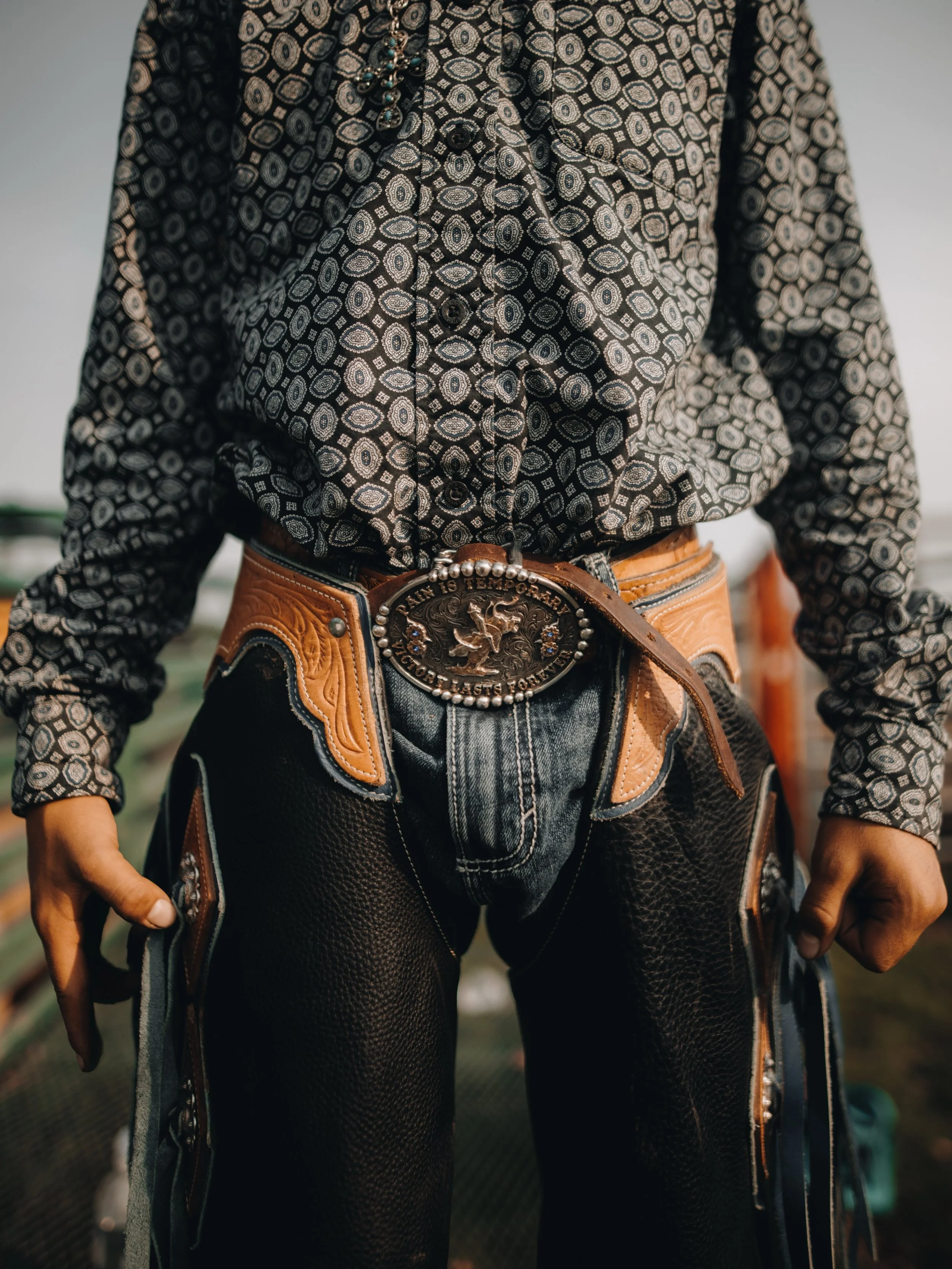 My favorite part about getting a different behind-the-scenes perspective of some rodeos is what happens before the rodeo. The preparation, the deep breaths, the focus, the steeling of nerves, the quips that cut the tension, the quiet moments of peace