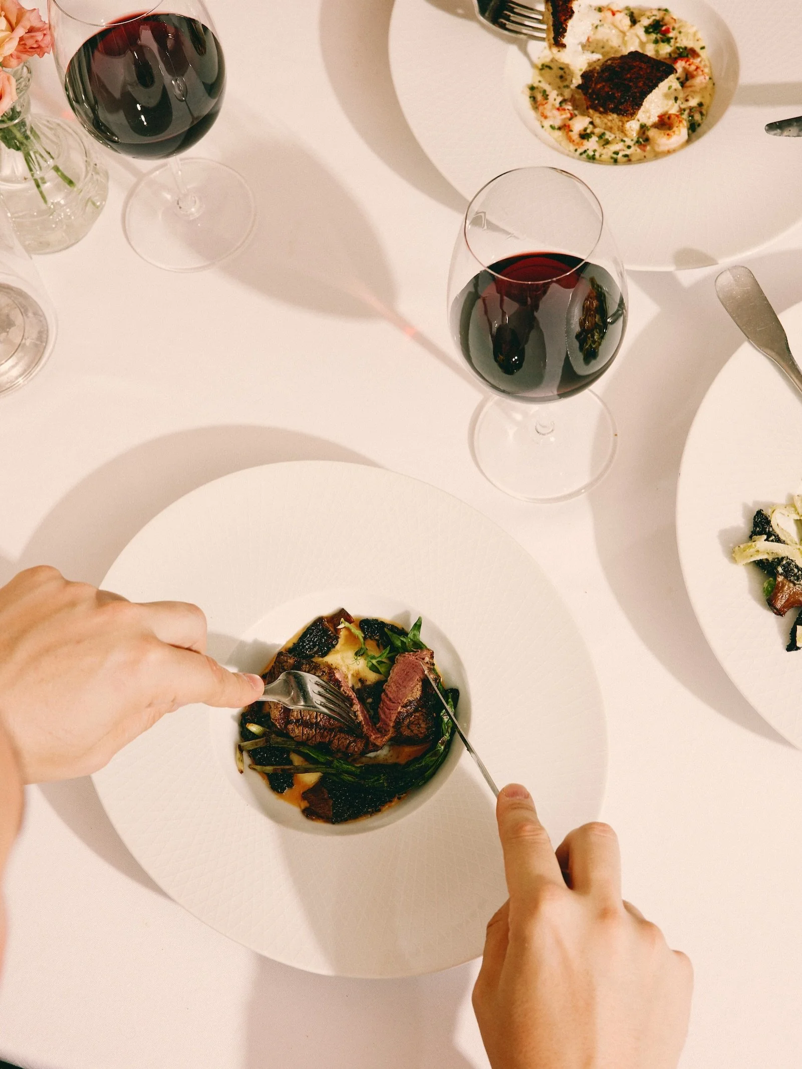 And for your next course&hellip;

The Dining Room experience by @chefscanga 

Photography @plaidphoto 
Models @ninayrigoyen @nikstlife 

/

maryland fine dining, baltimore best restaurant