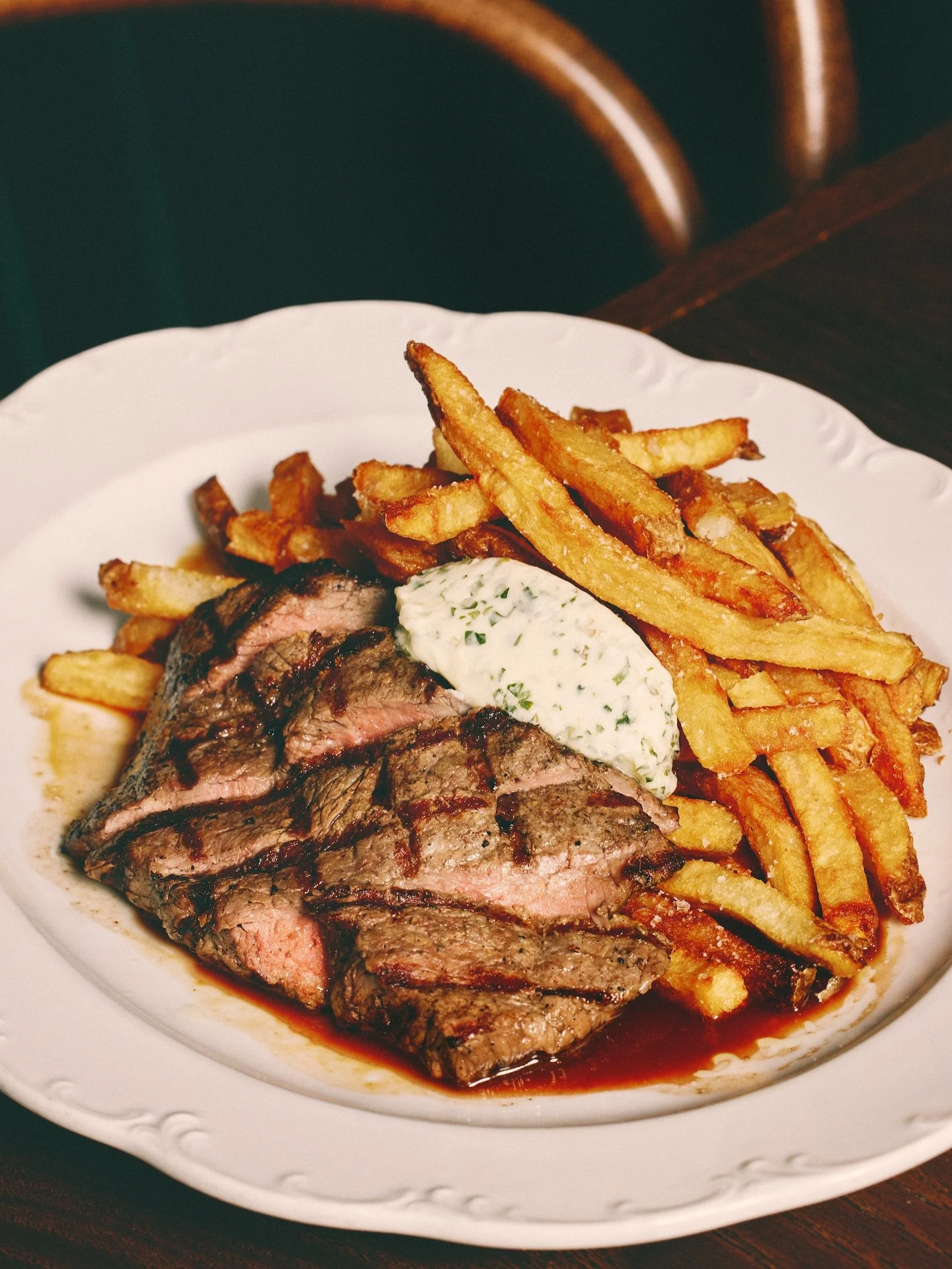 If the question is Steak Frites, the answer is always oui. The French comfort food you need this weekend is at our Tavern experience. 

Roseda Farms range steak is flavored deeply with garlic herb butter &amp; madeira reduction, paired with pommes fr