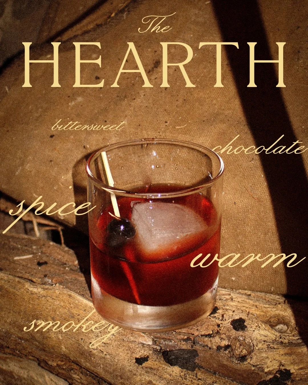 Best enjoyed fireside. Introducing a fall cocktail named after one of the remaining original fixtures of this 286-year-old manor: The Hearth. 

This is everything you want an autumnal beverage to feel like: the warmth of ghost pepper spice, the curio