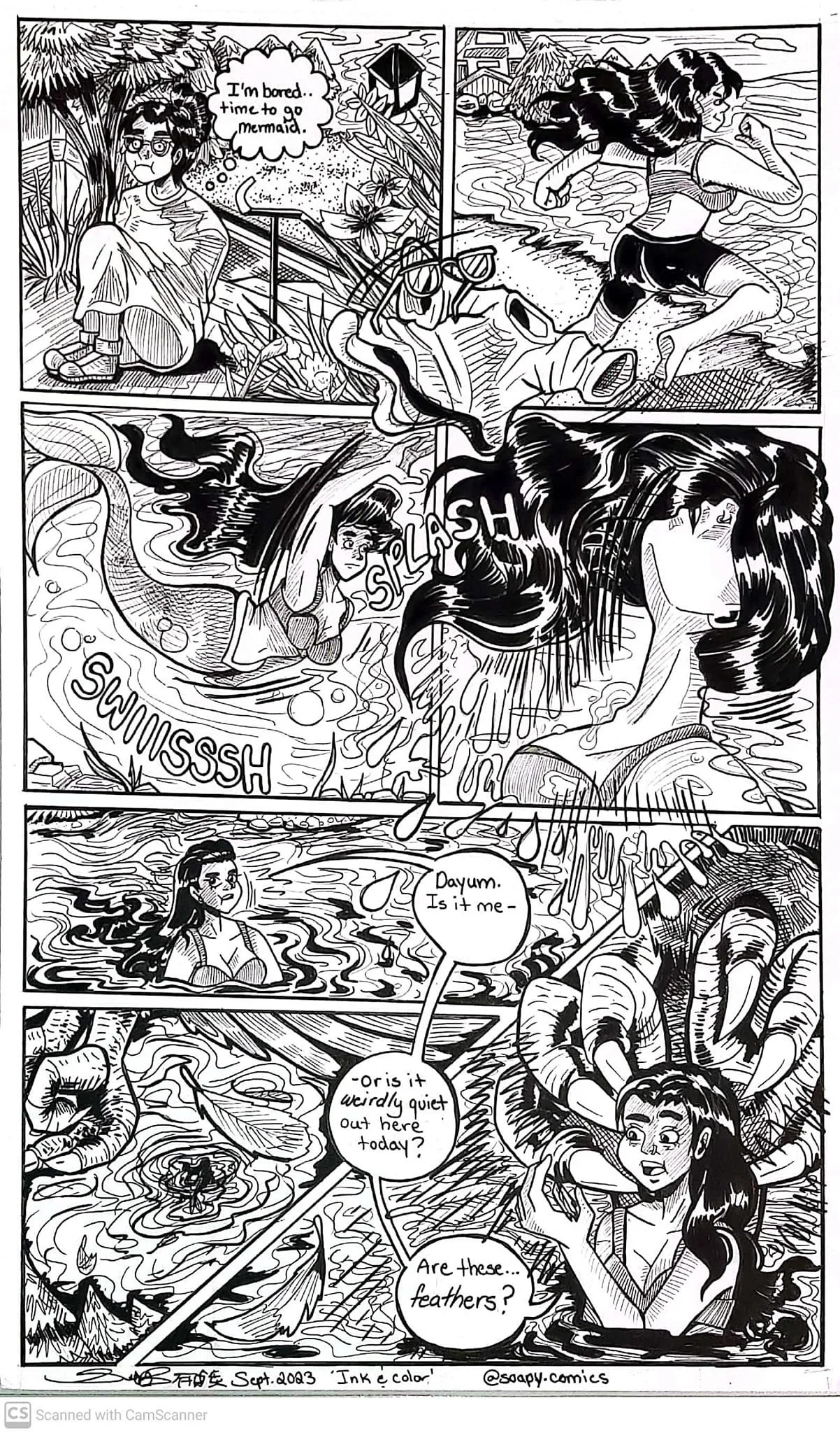 Mermaid Soap Comic