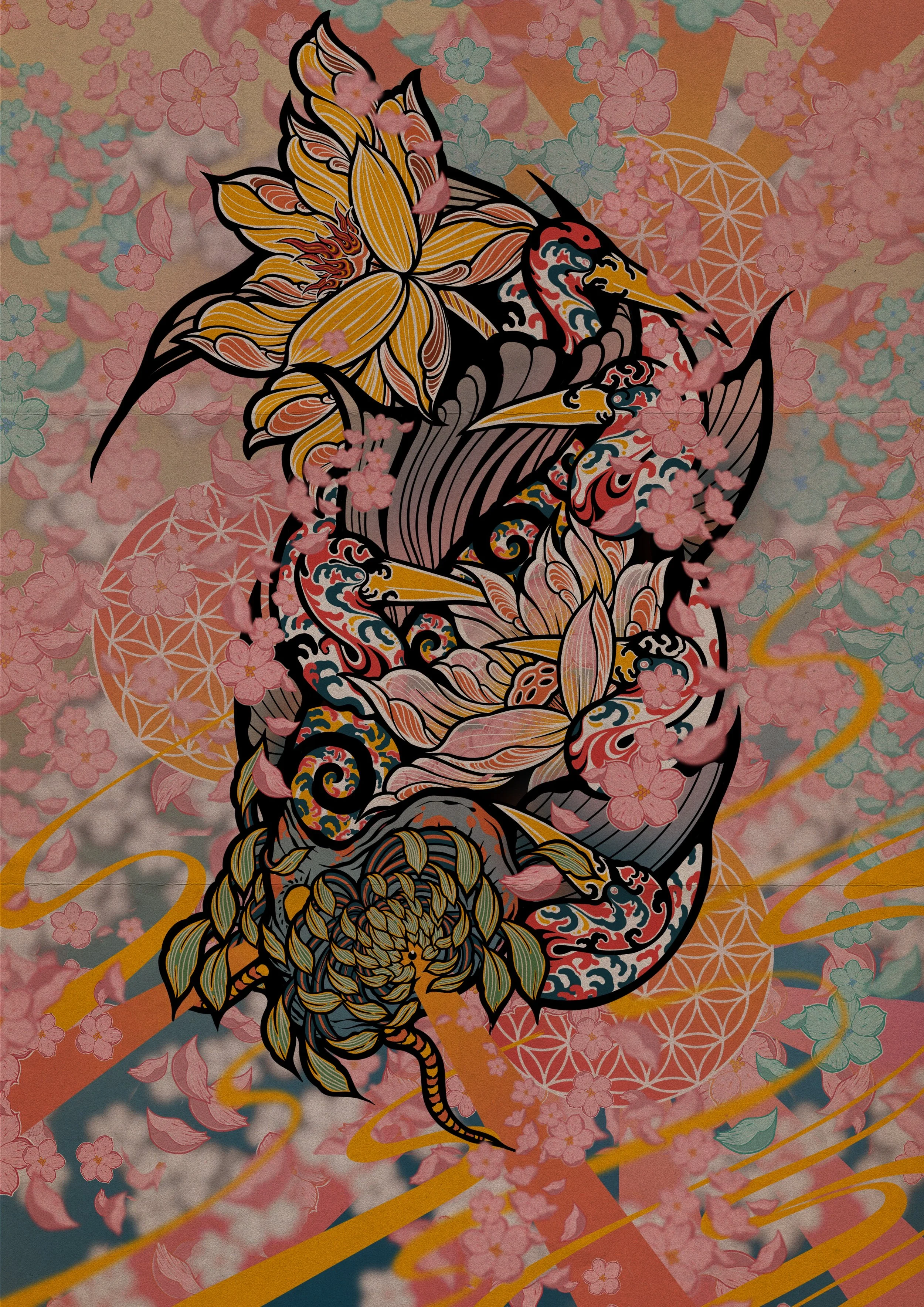 "Fish in Bloom"