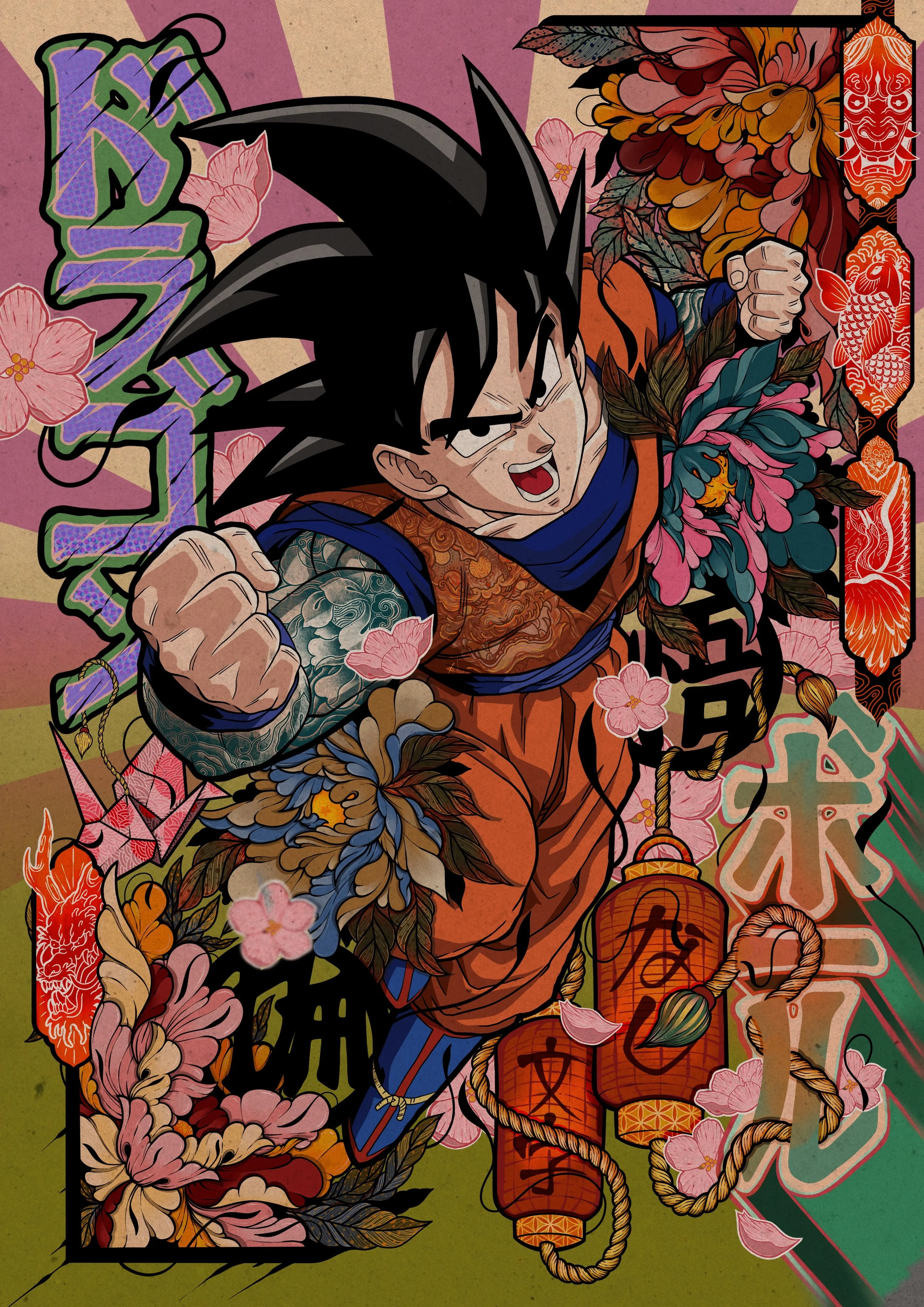 Goku inspired piece.