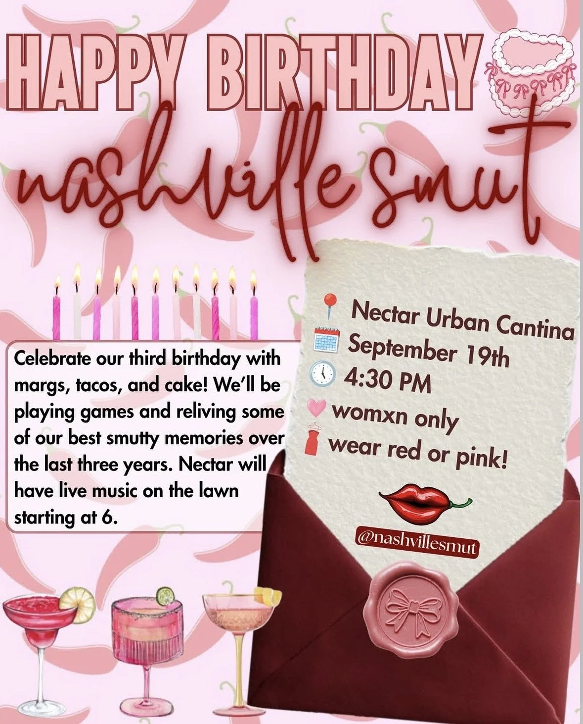 Happy Birthday Nashville Smut!