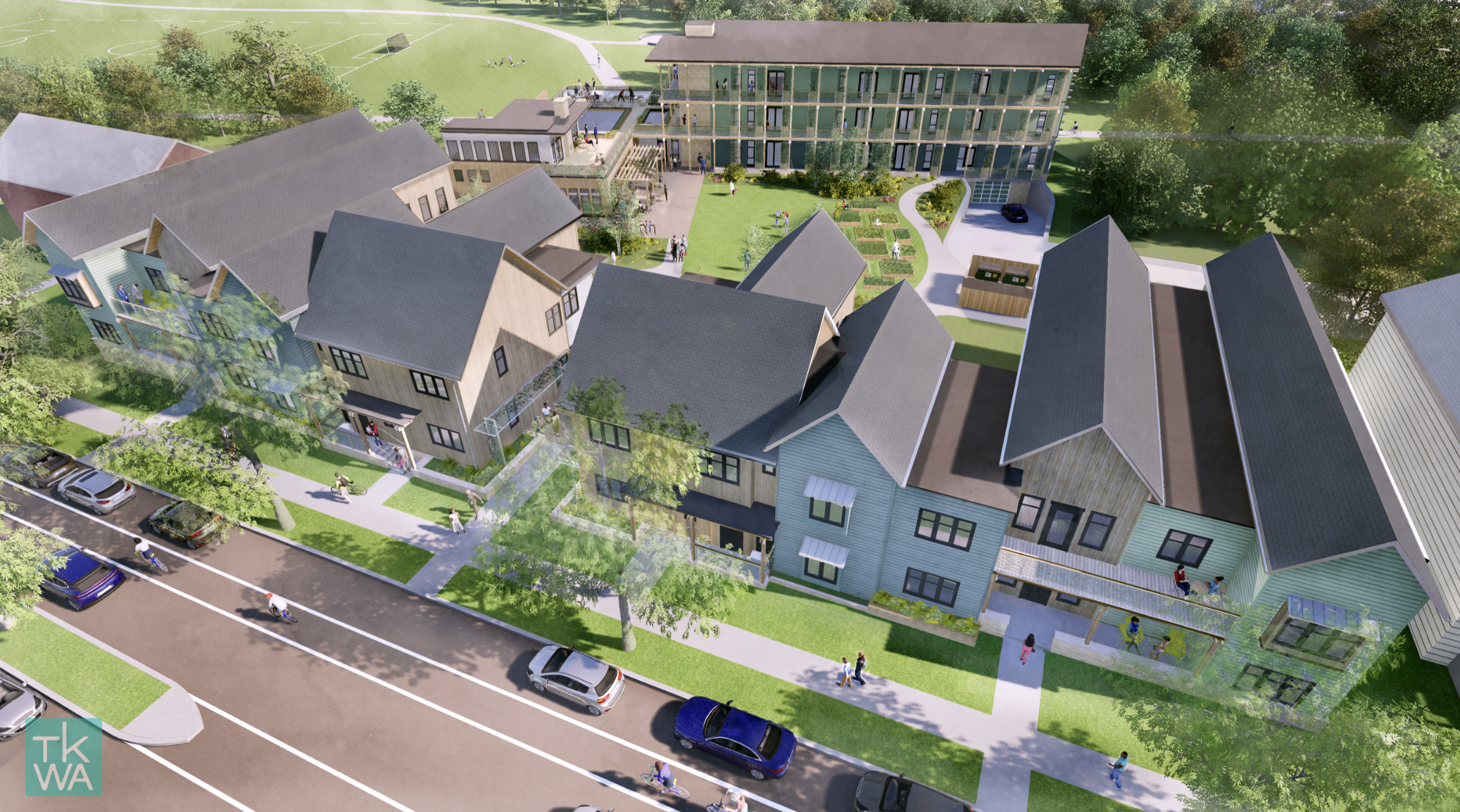 Riverwest co-housing plan mixes market-rate and discounted condos. It includes a communal kitchen