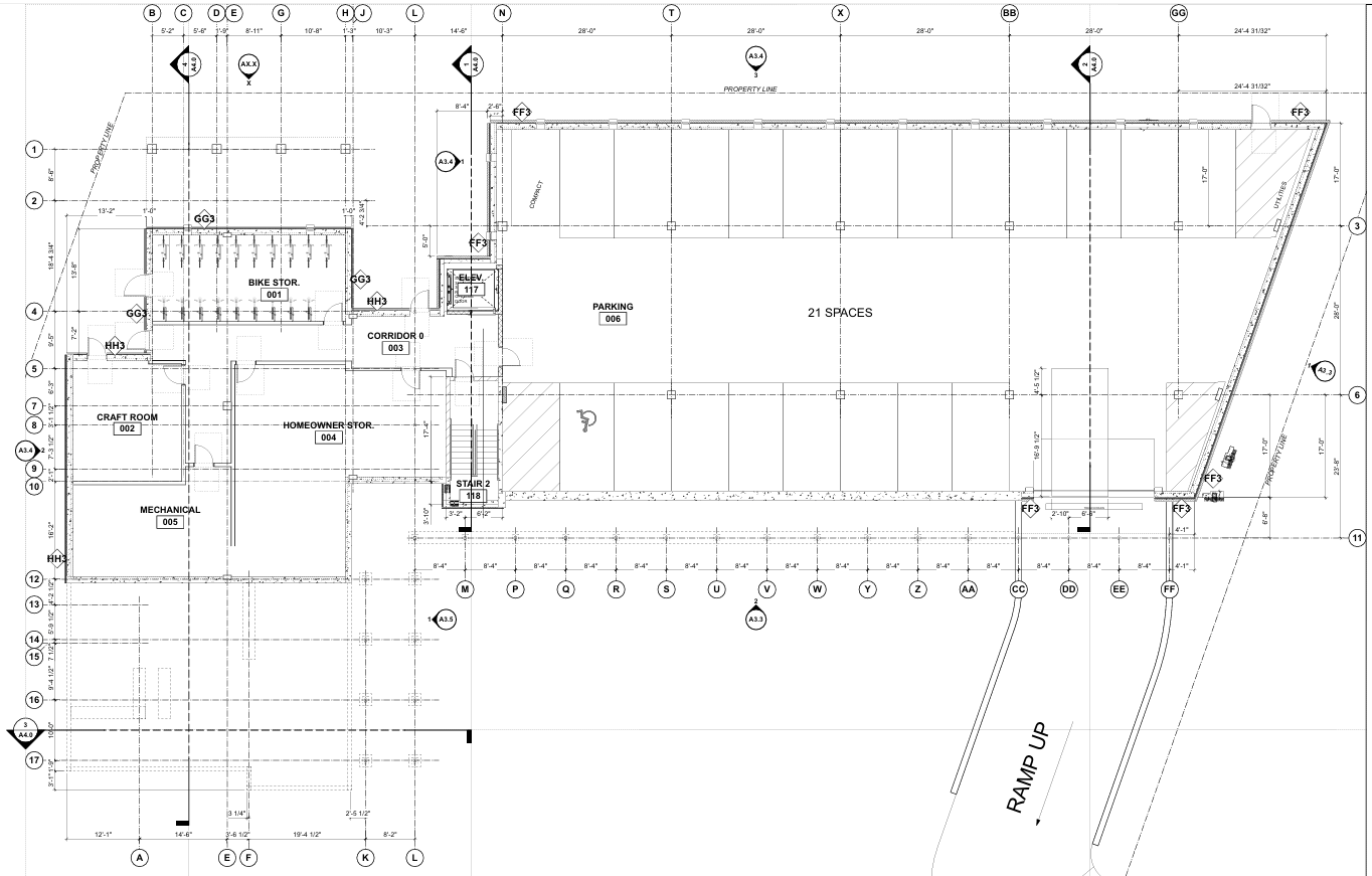 Basement Floor Plan - Detailed